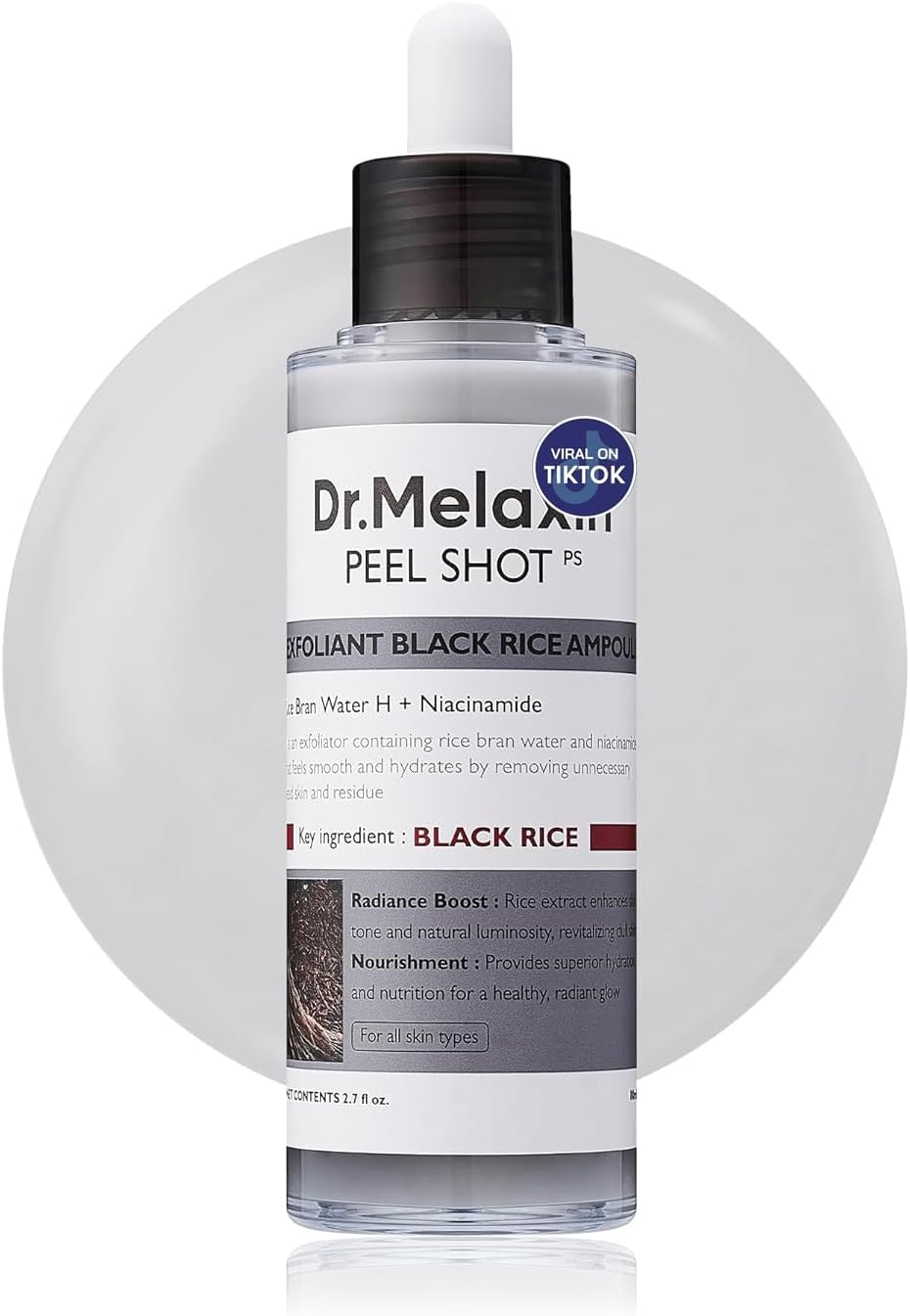 Dr. Melaxin Peel Shot Exfoliant Black Rice Ampoule