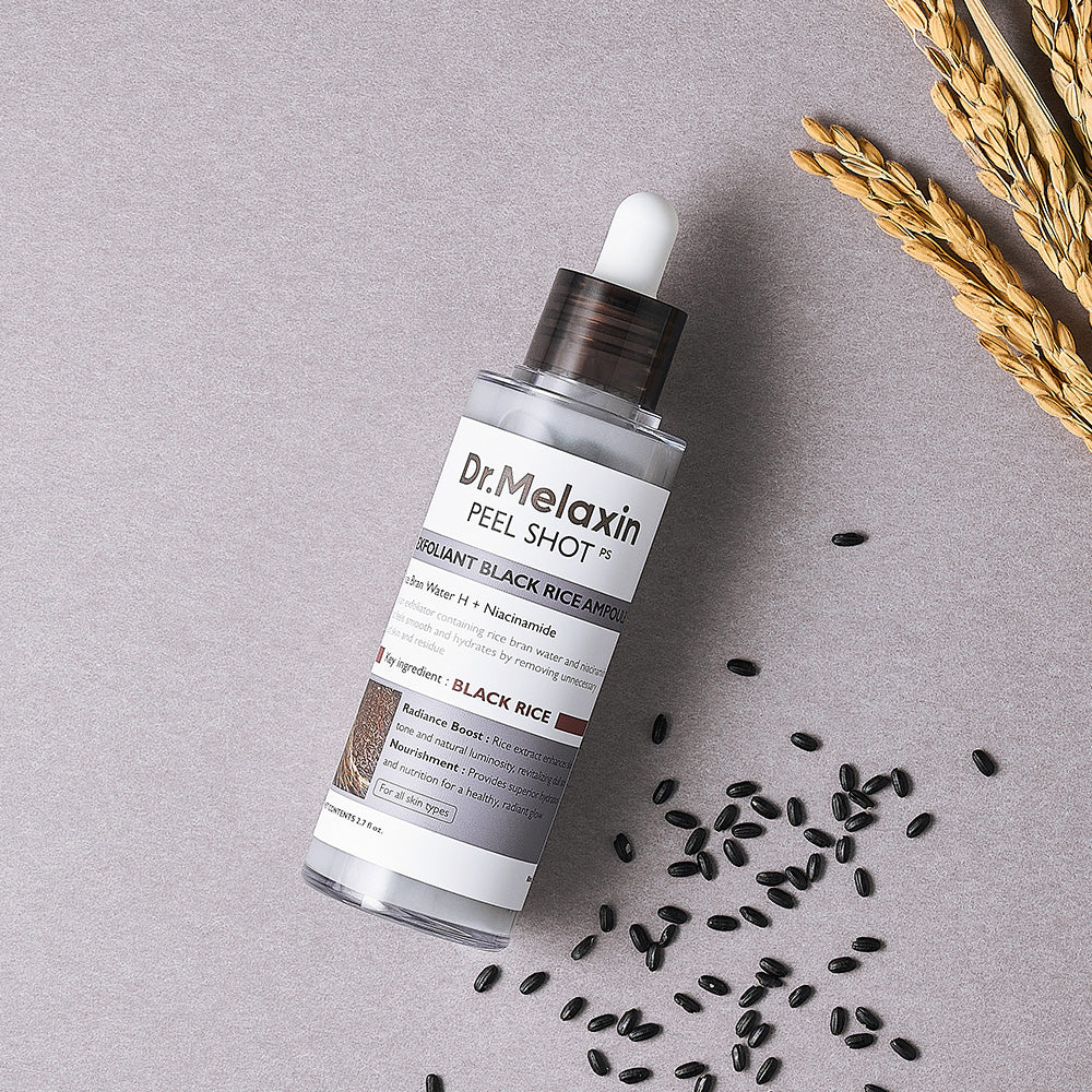 Dr. Melaxin Peel Shot Exfoliant Black Rice Ampoule