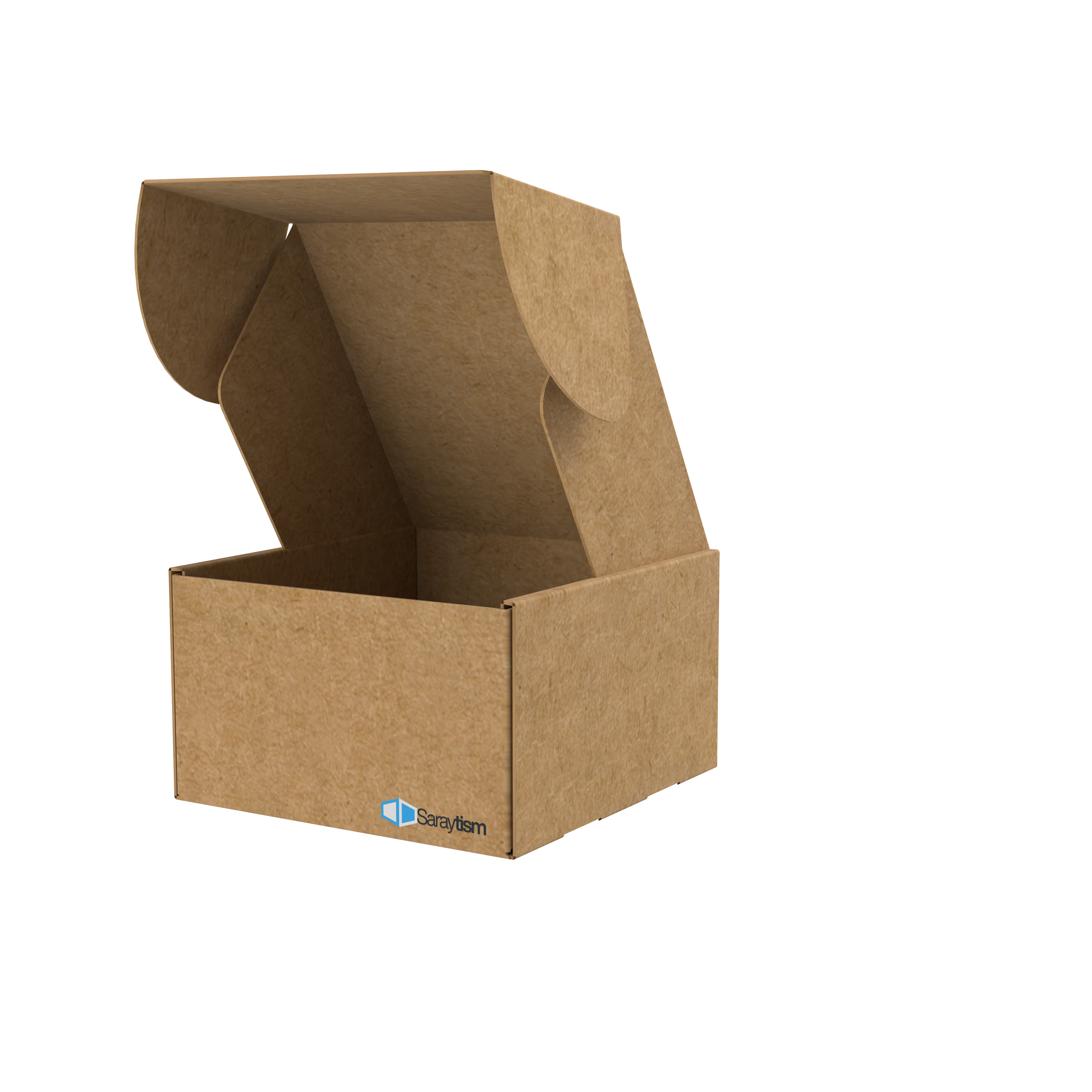 Saraytism 7 x 7 x 4 inch 3 Ply Corrugated Cardboard Brown Box for Gifting (Pack of 5, 25 & 100)