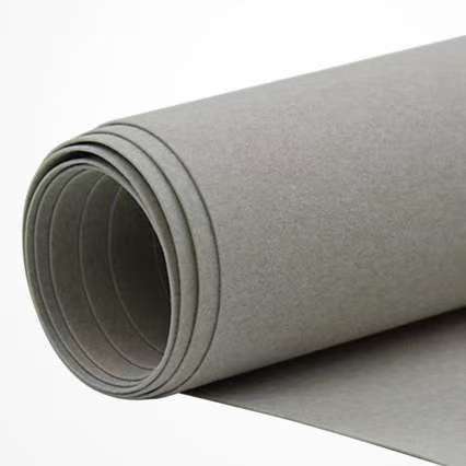 Gray fauxleather paper