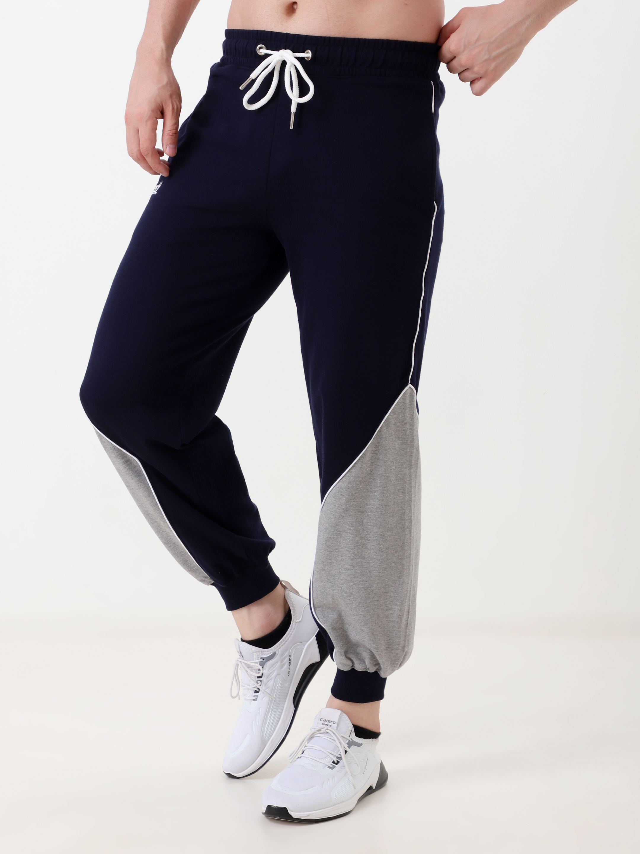 Men's colorblock jogger pants