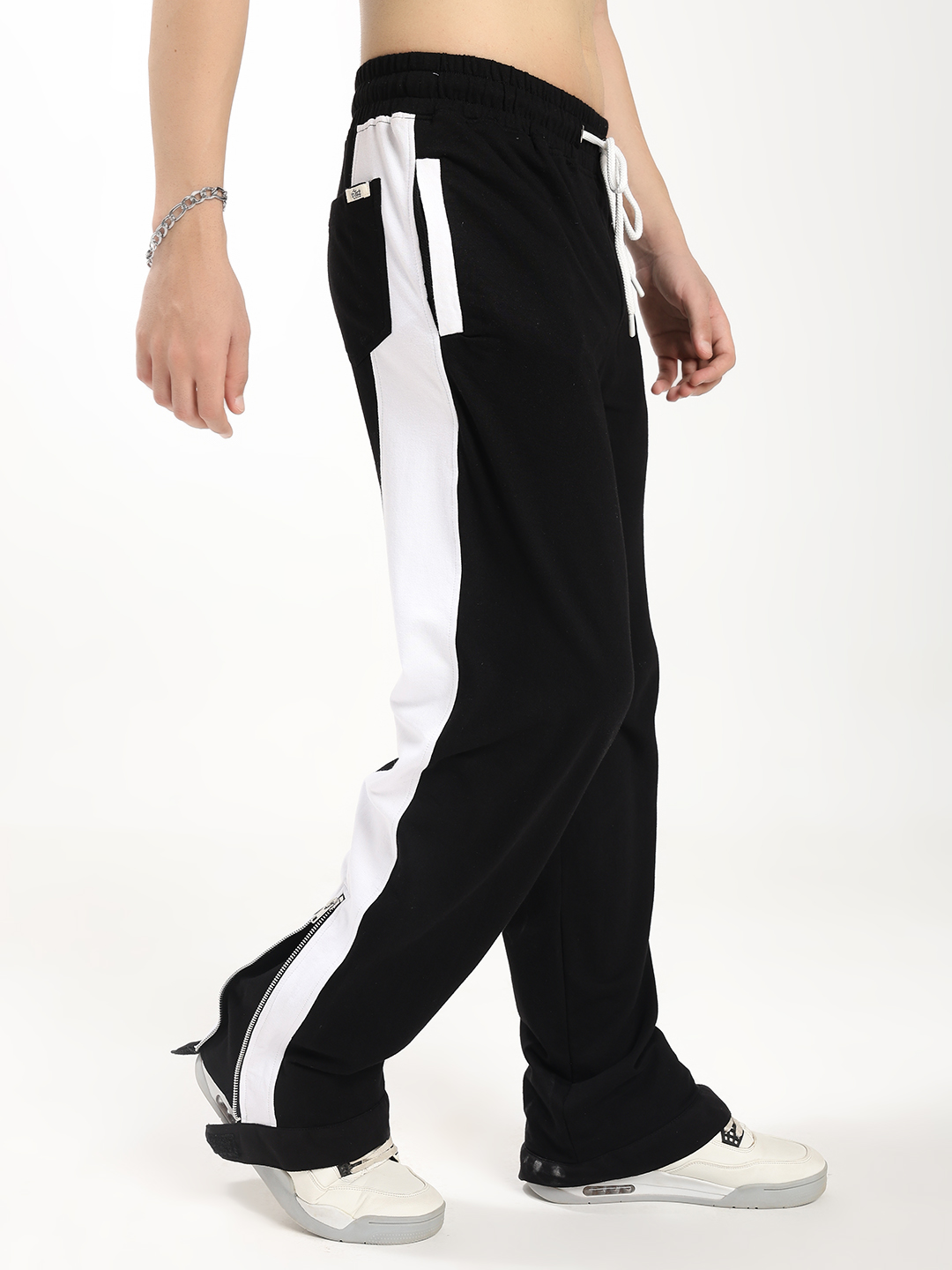 Black and White Track Pants