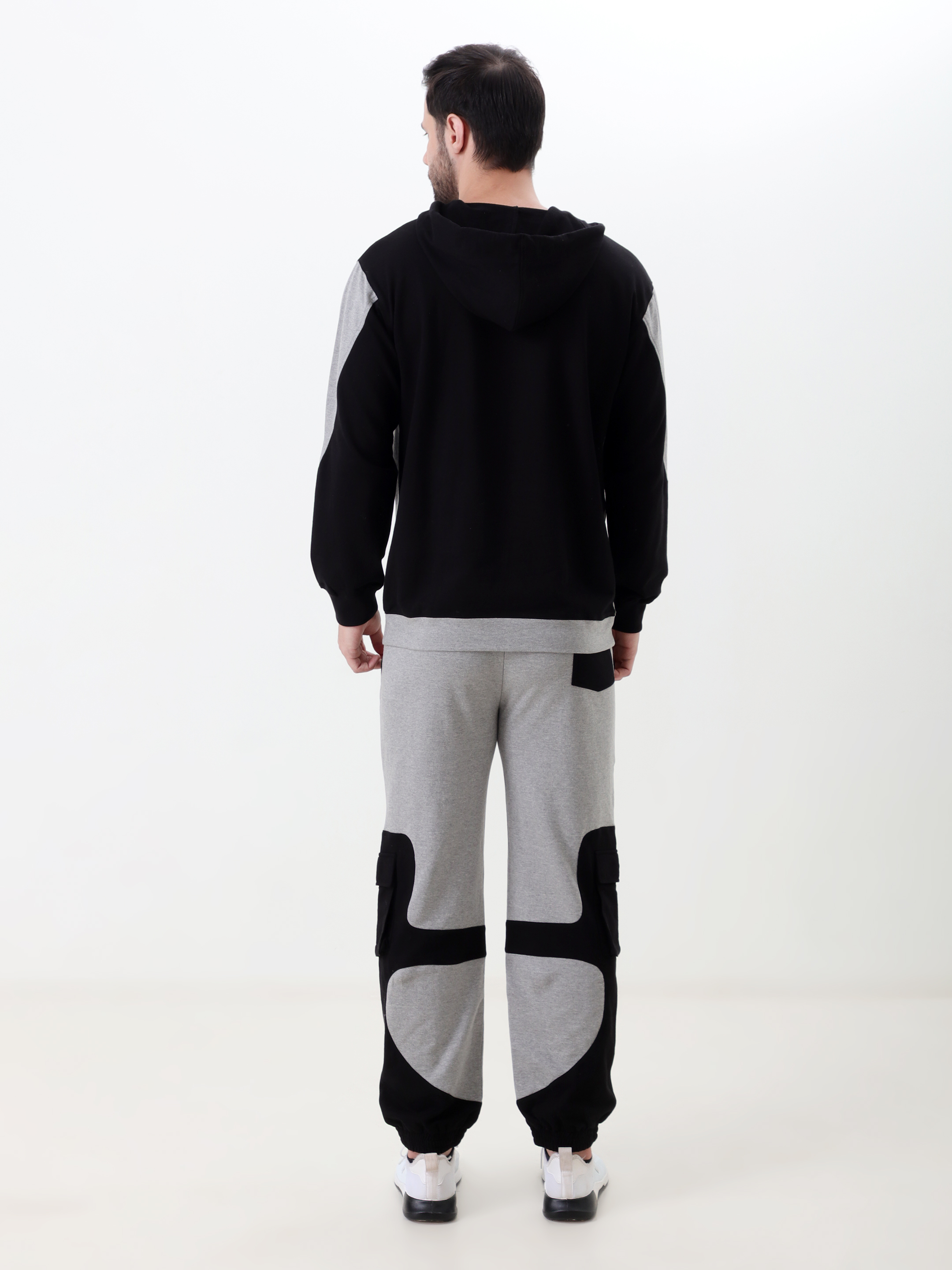 Men's Black and Gray Tracksuit