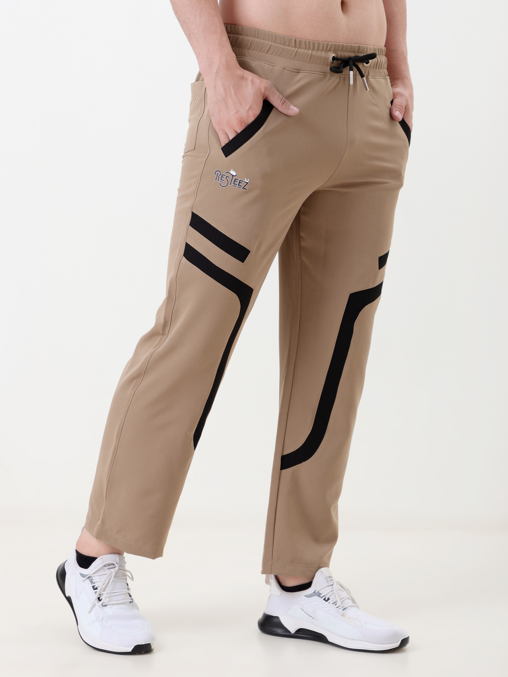 Men's Beige Jogger Pants