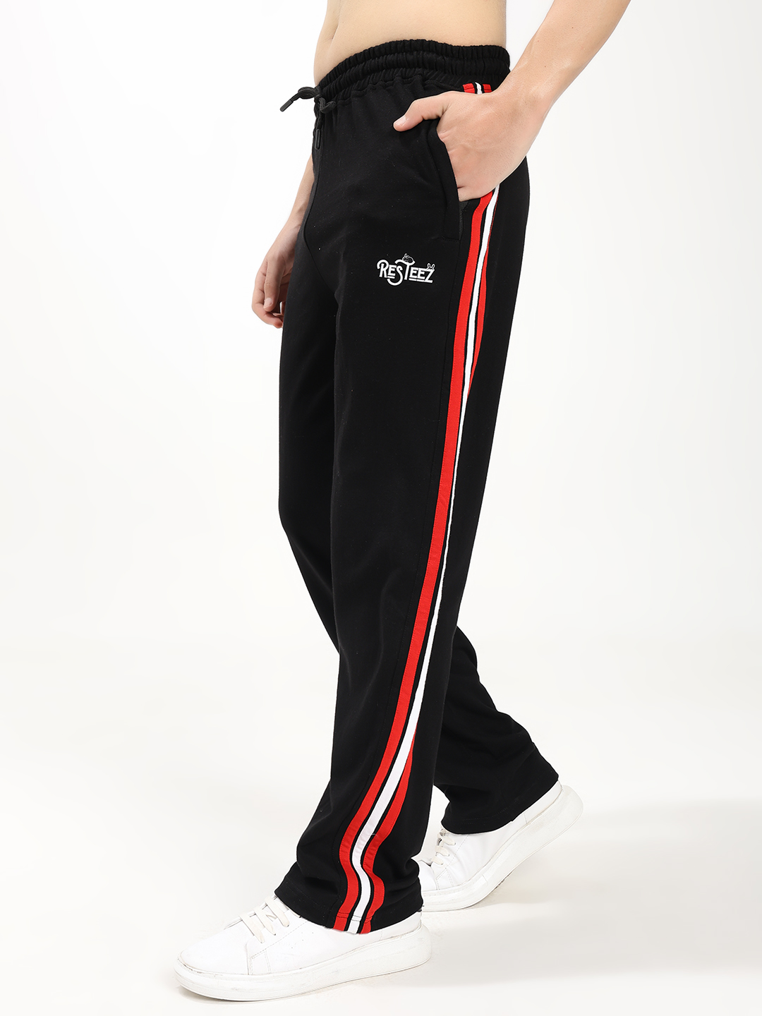 Black Sports Track Pants