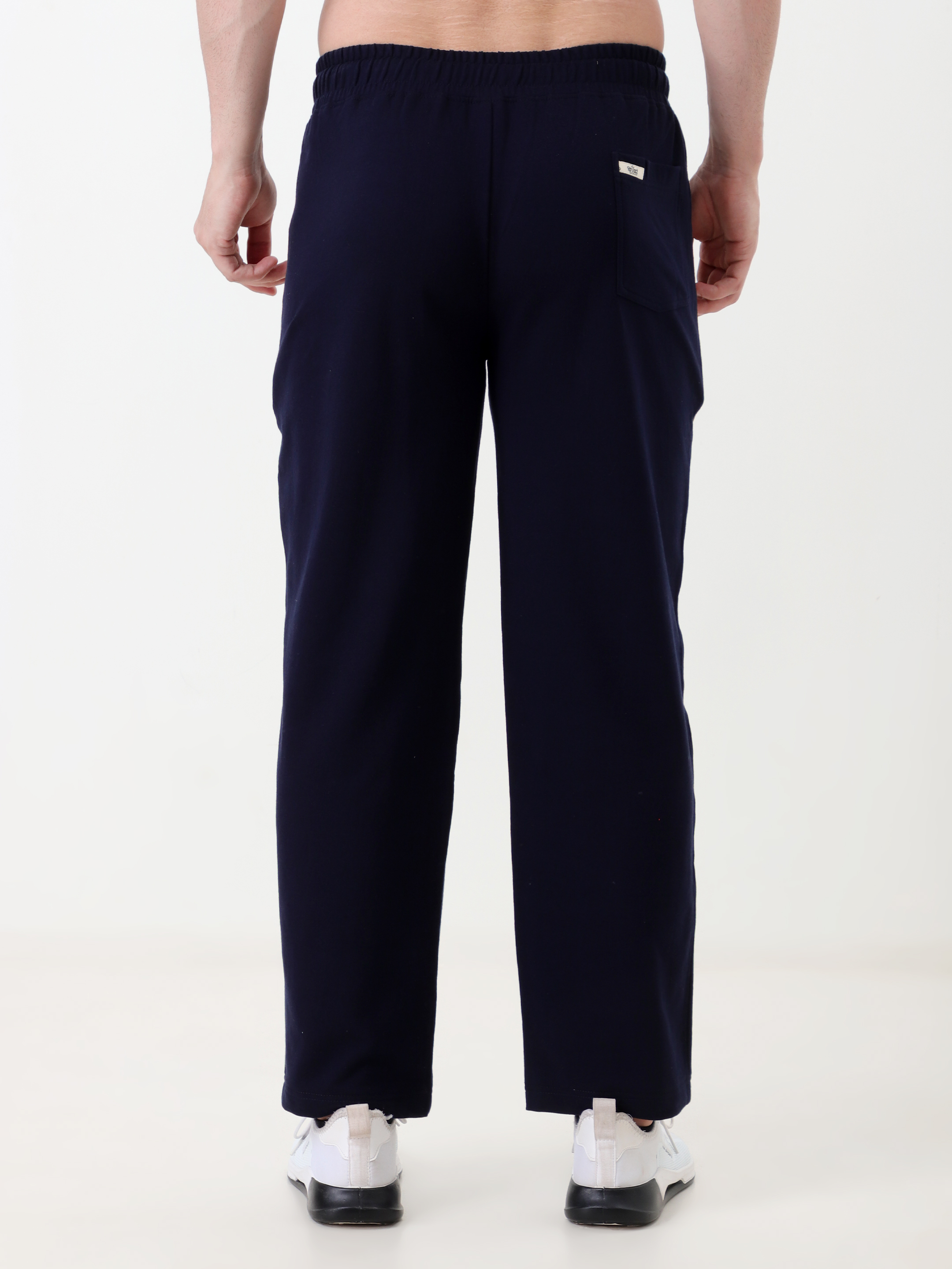 Men's navy blue track pants