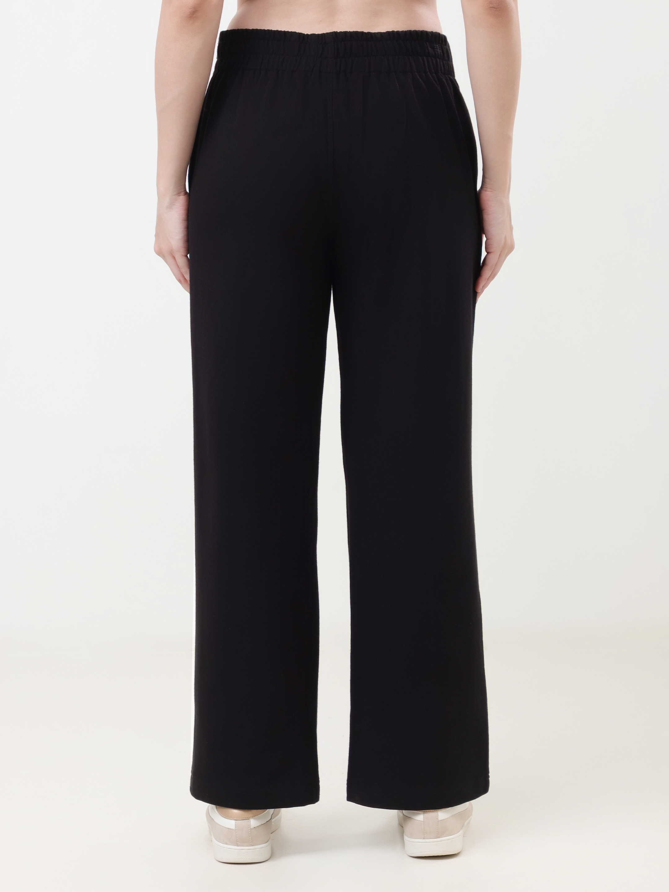 Black Wide-Leg Pants