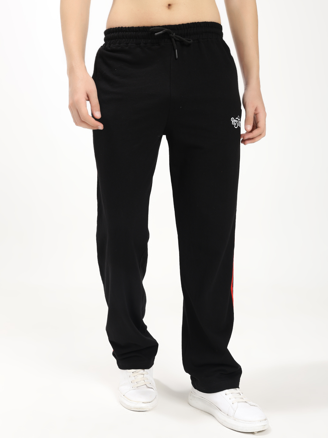 Black Sports Track Pants