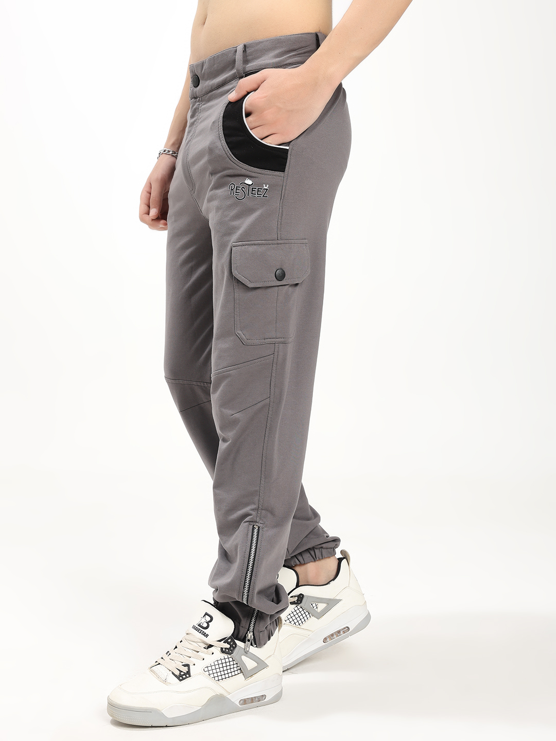 Gray Cargo Pants