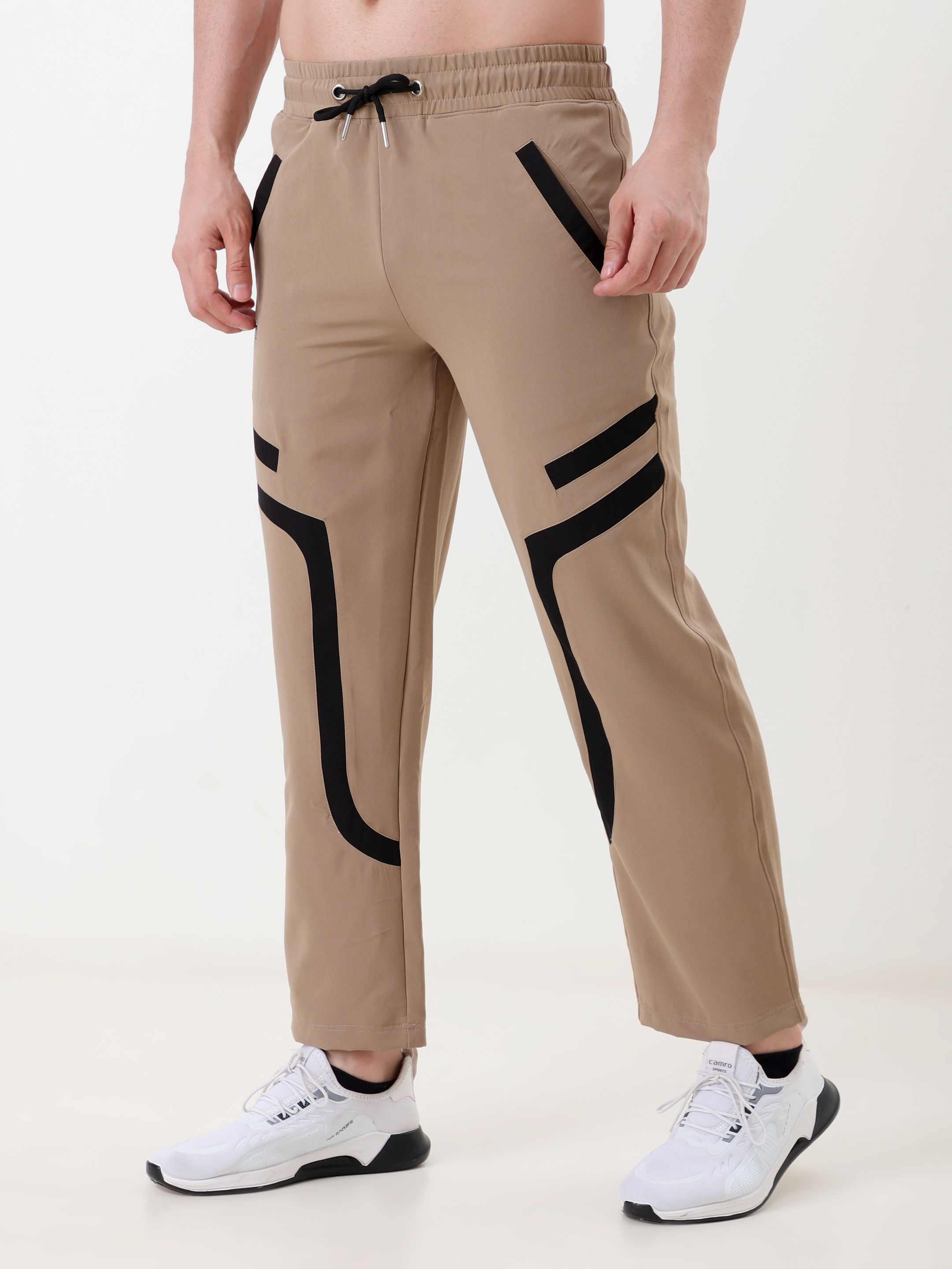 Men's Beige Jogger Pants