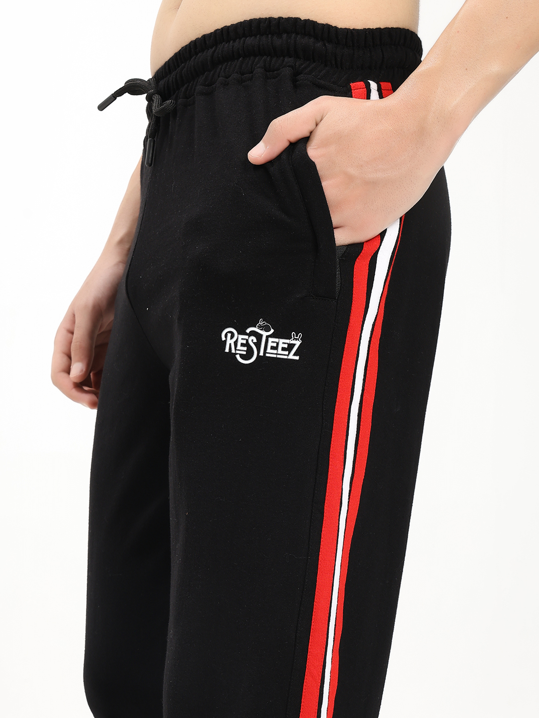 Black Sports Track Pants