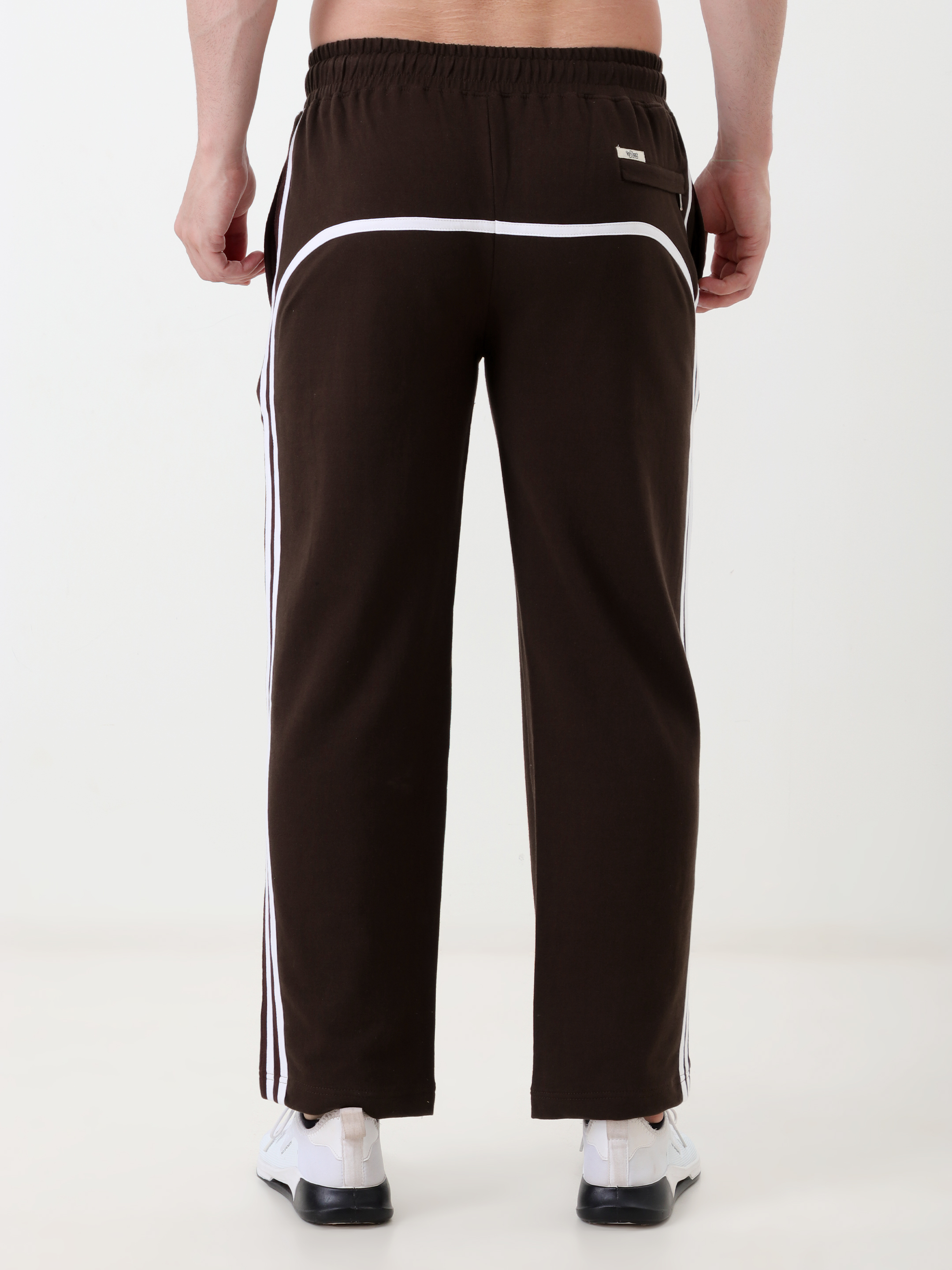 Men's Brown Athletic Track Pants