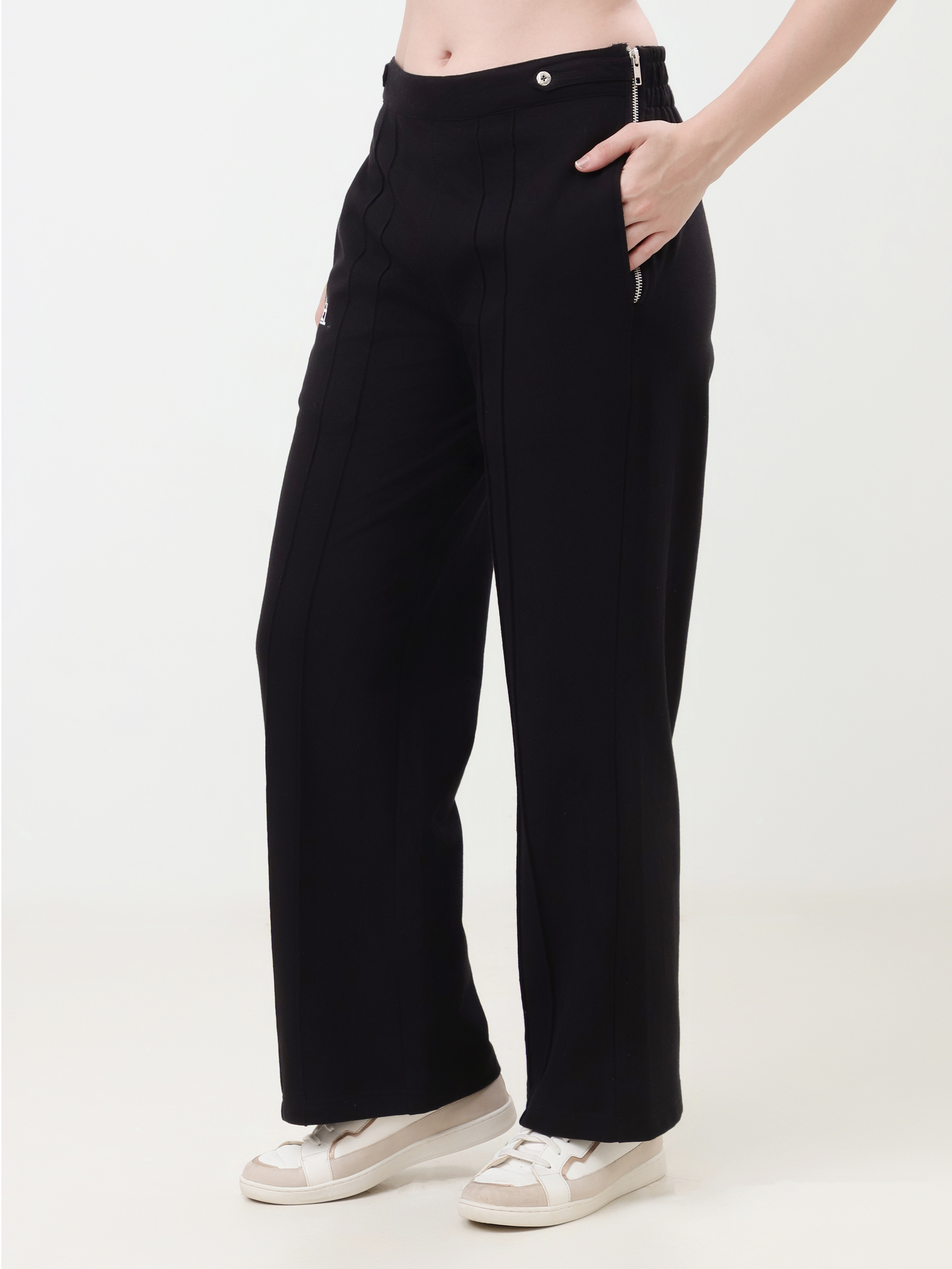 Black Wide-Leg Pants