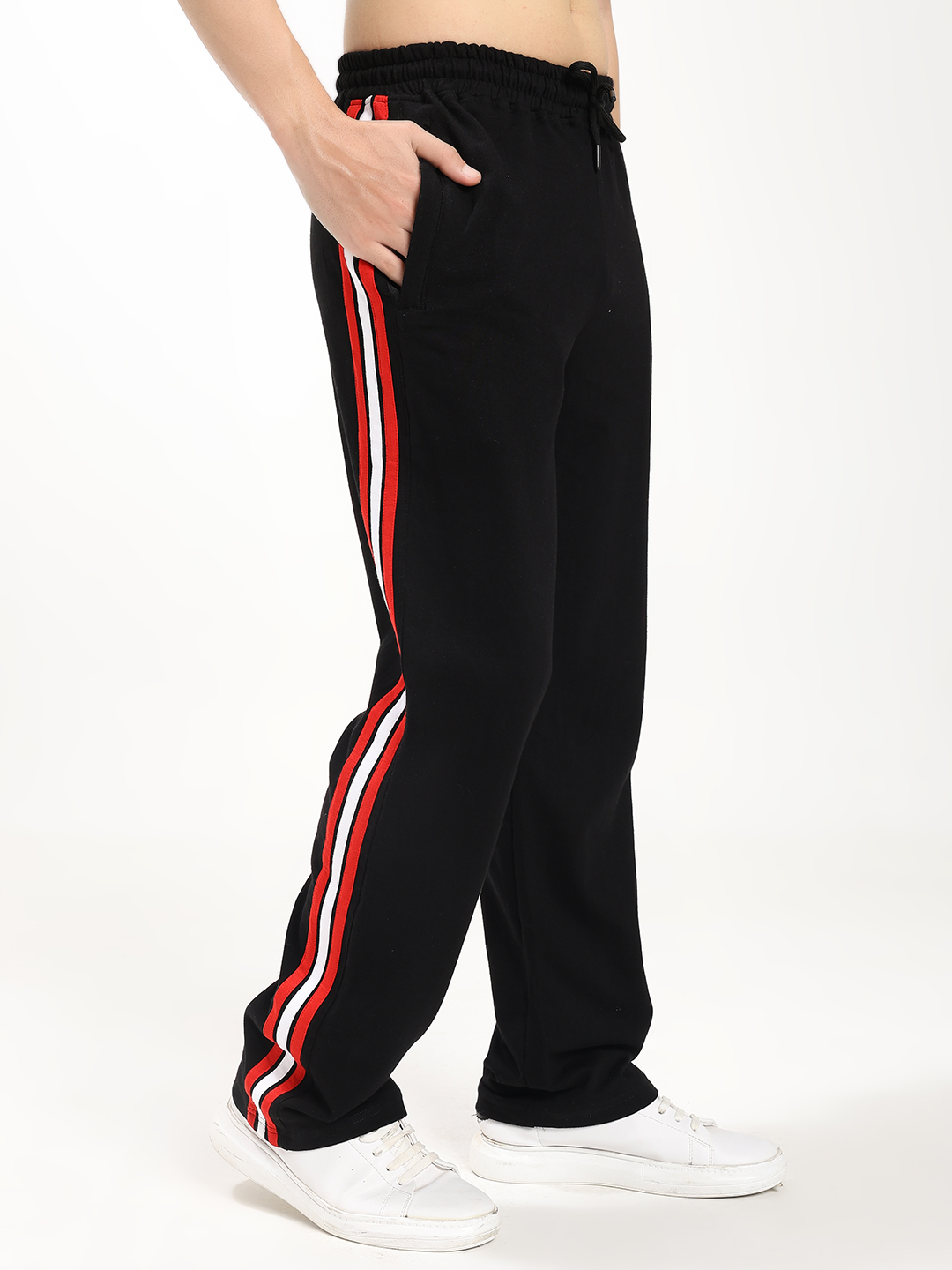 Black Sports Track Pants