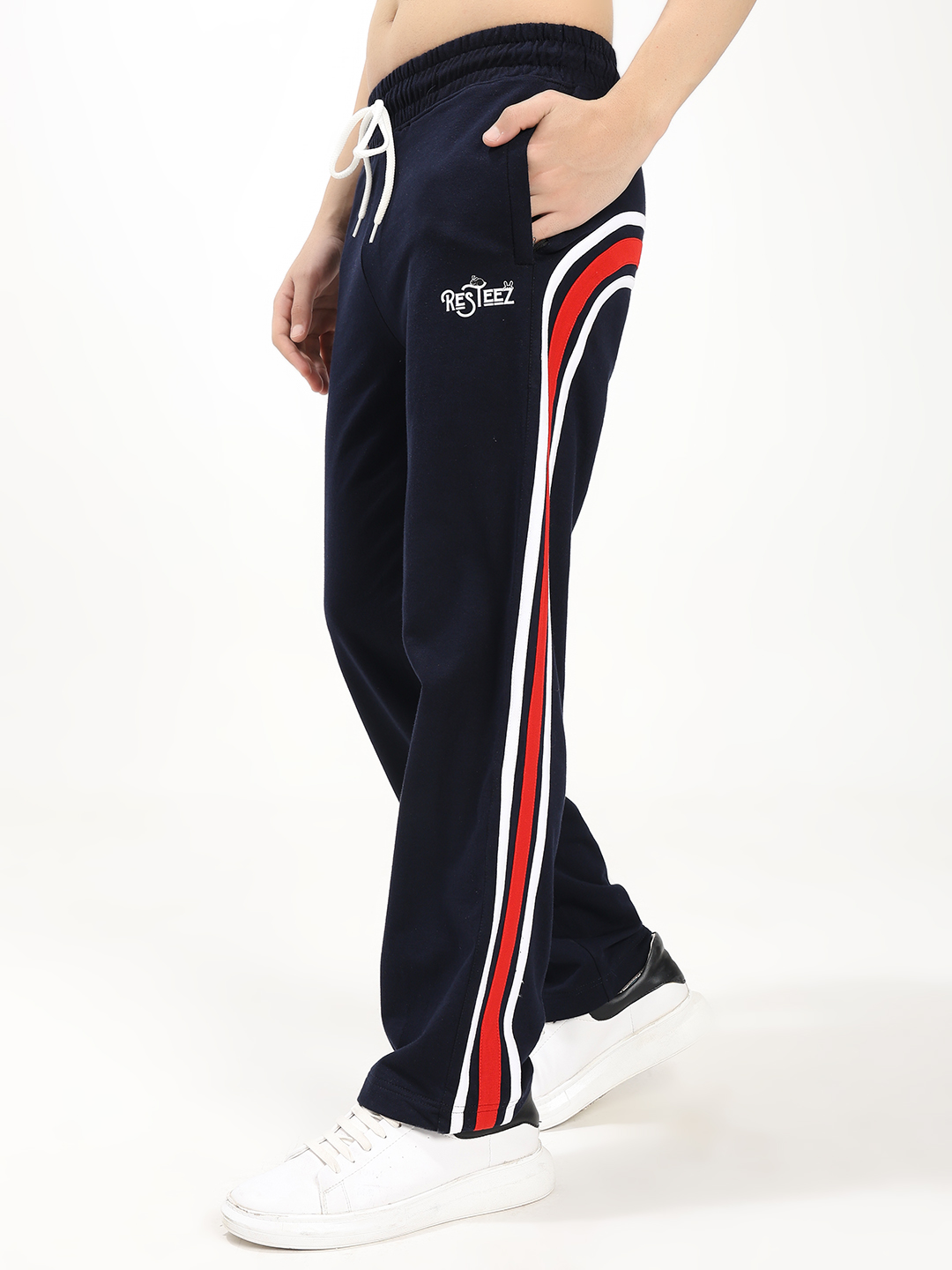 Resteez navy blue track pants