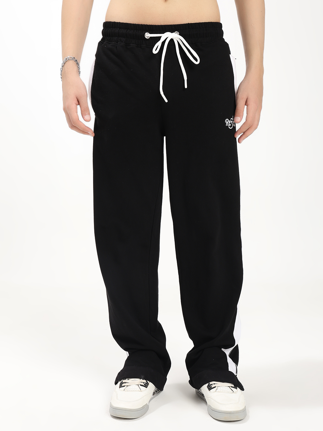 Black and White Track Pants