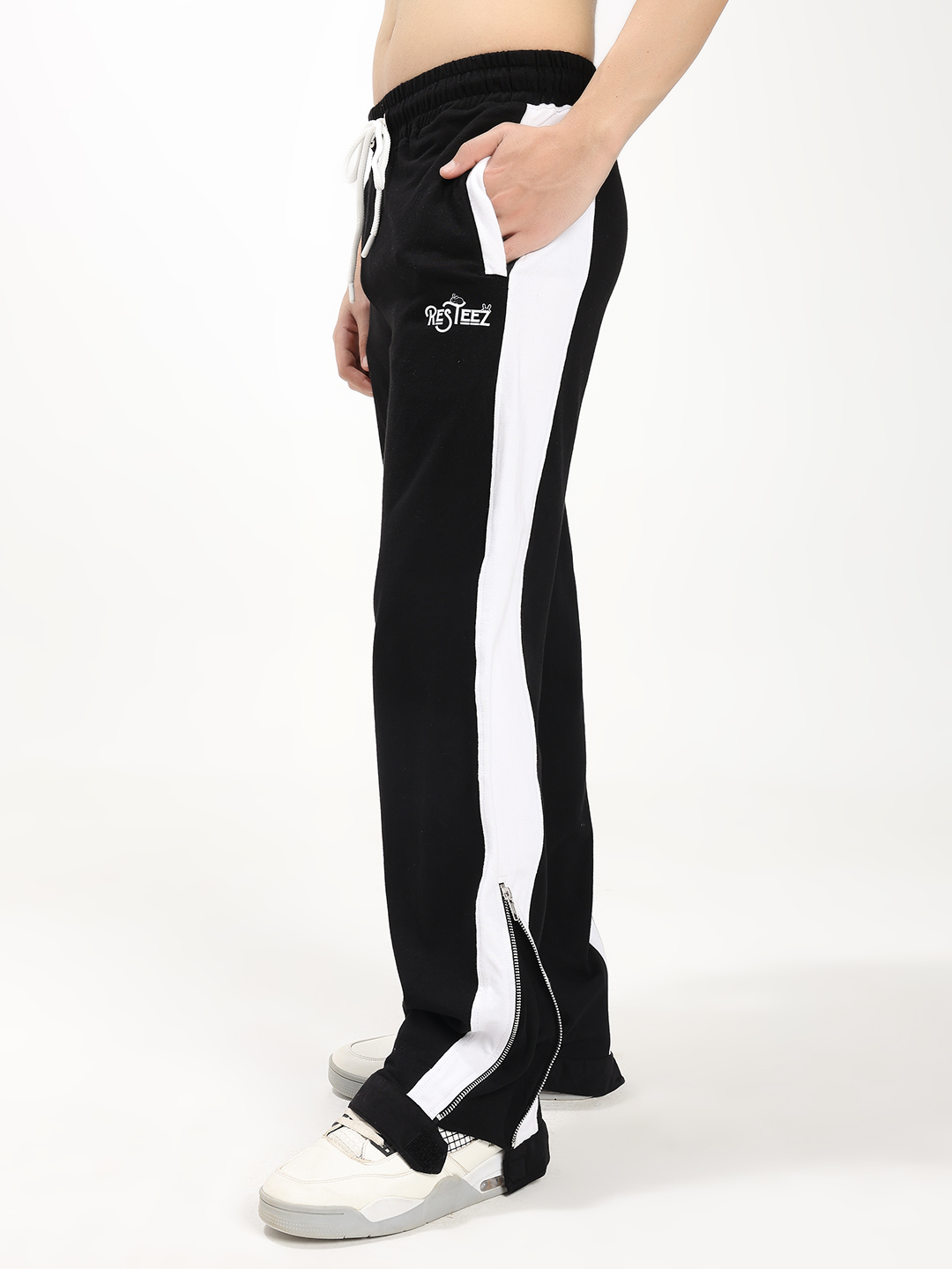 Black and White Track Pants