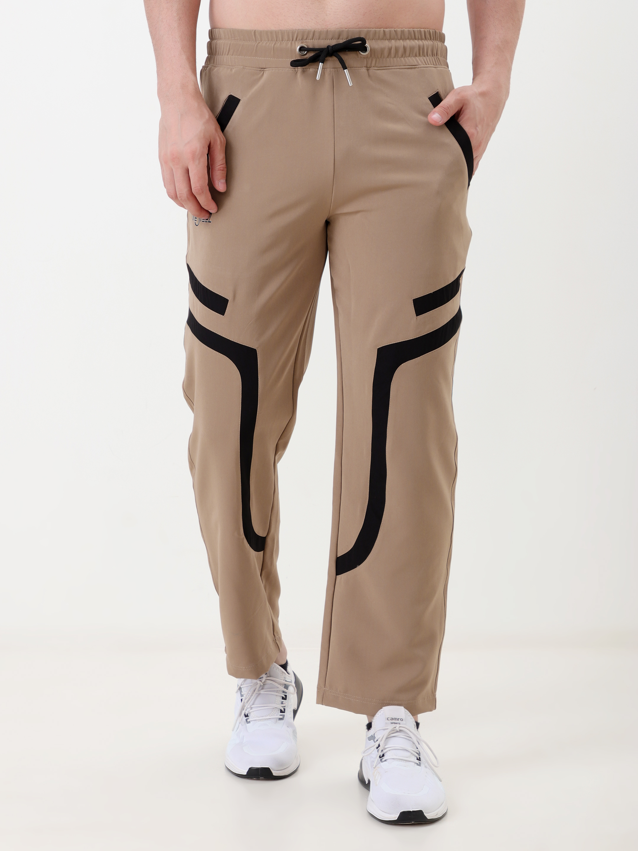 Men's Beige Jogger Pants