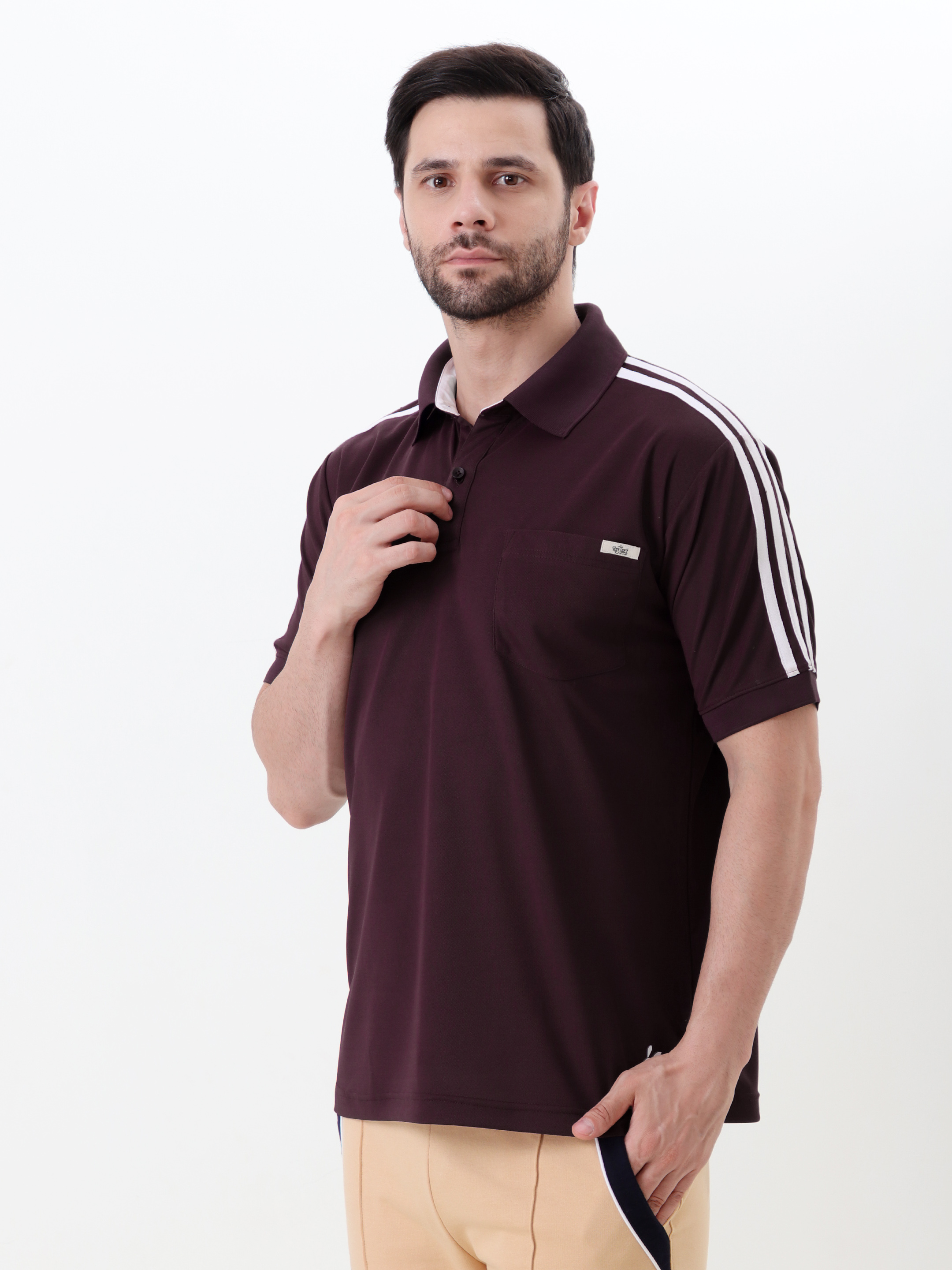 Men's Maroon Polo Shirt