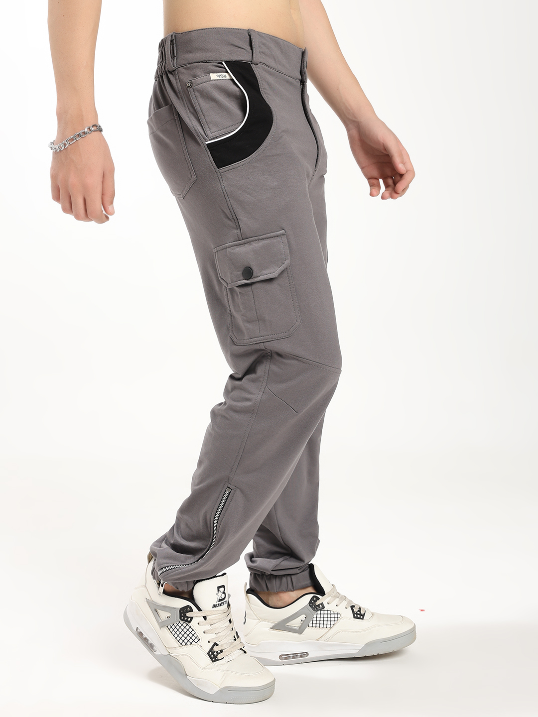 Gray Cargo Pants