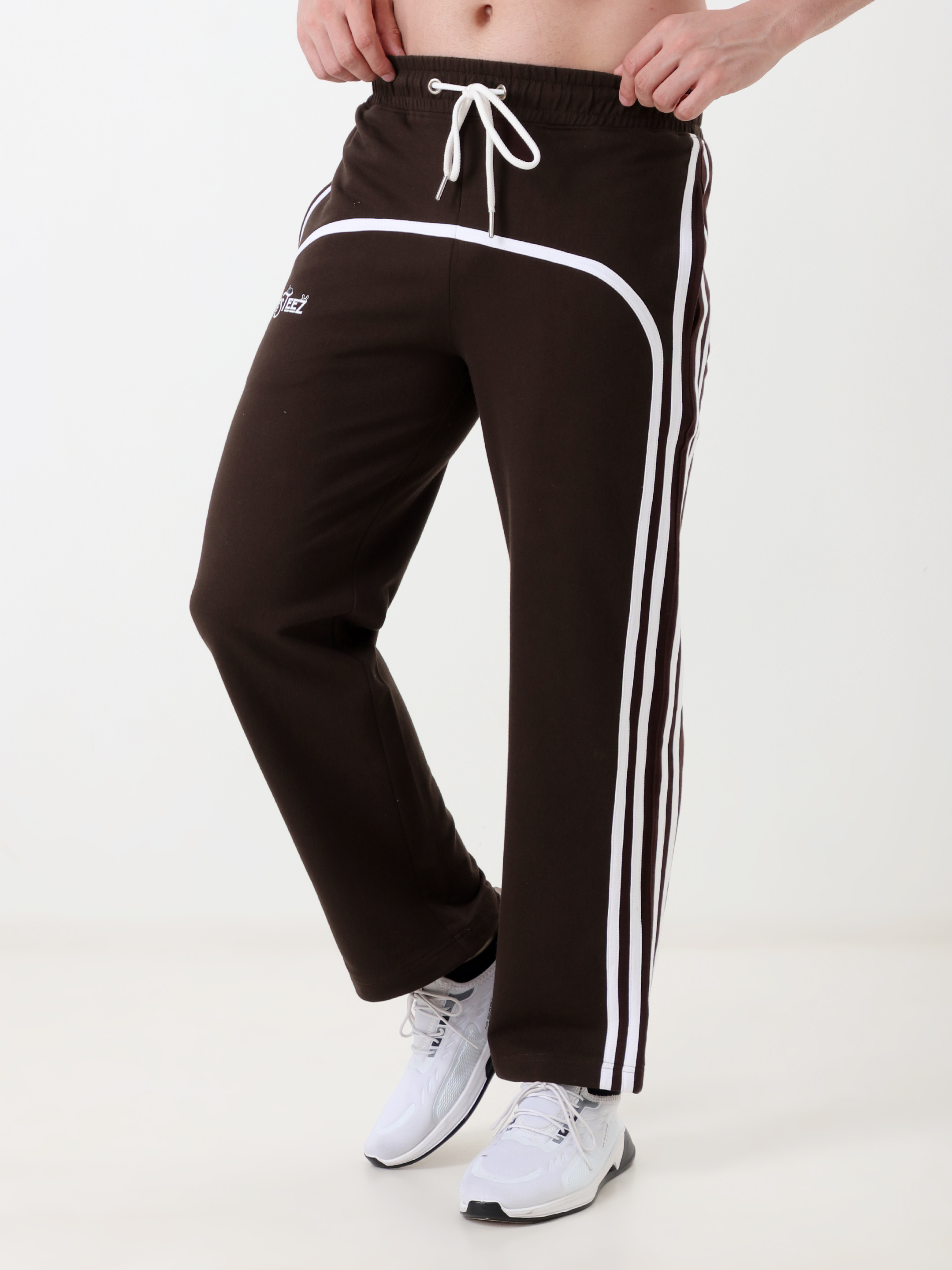 Men's Brown Athletic Track Pants