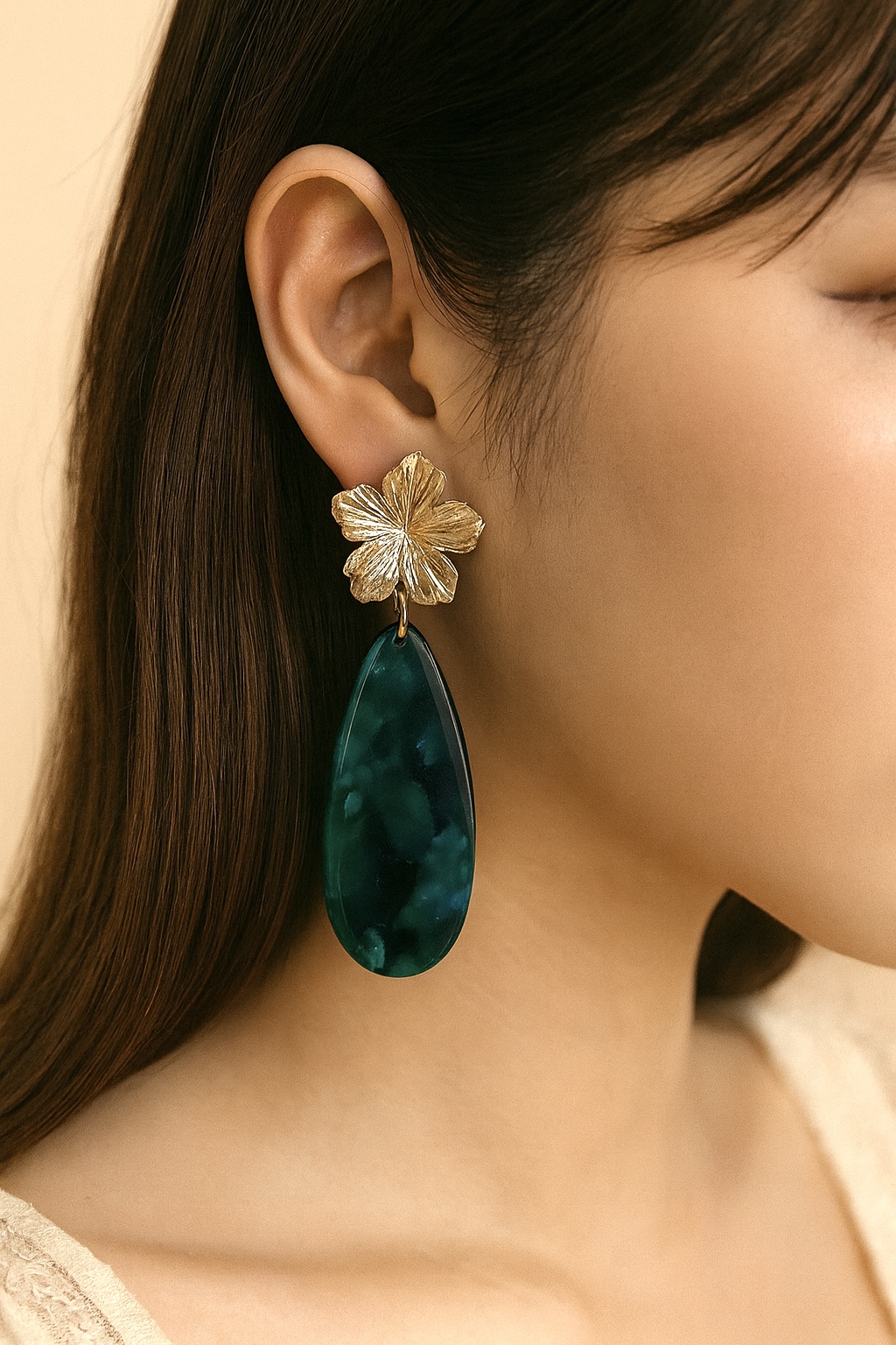 Floral Drop Earrings