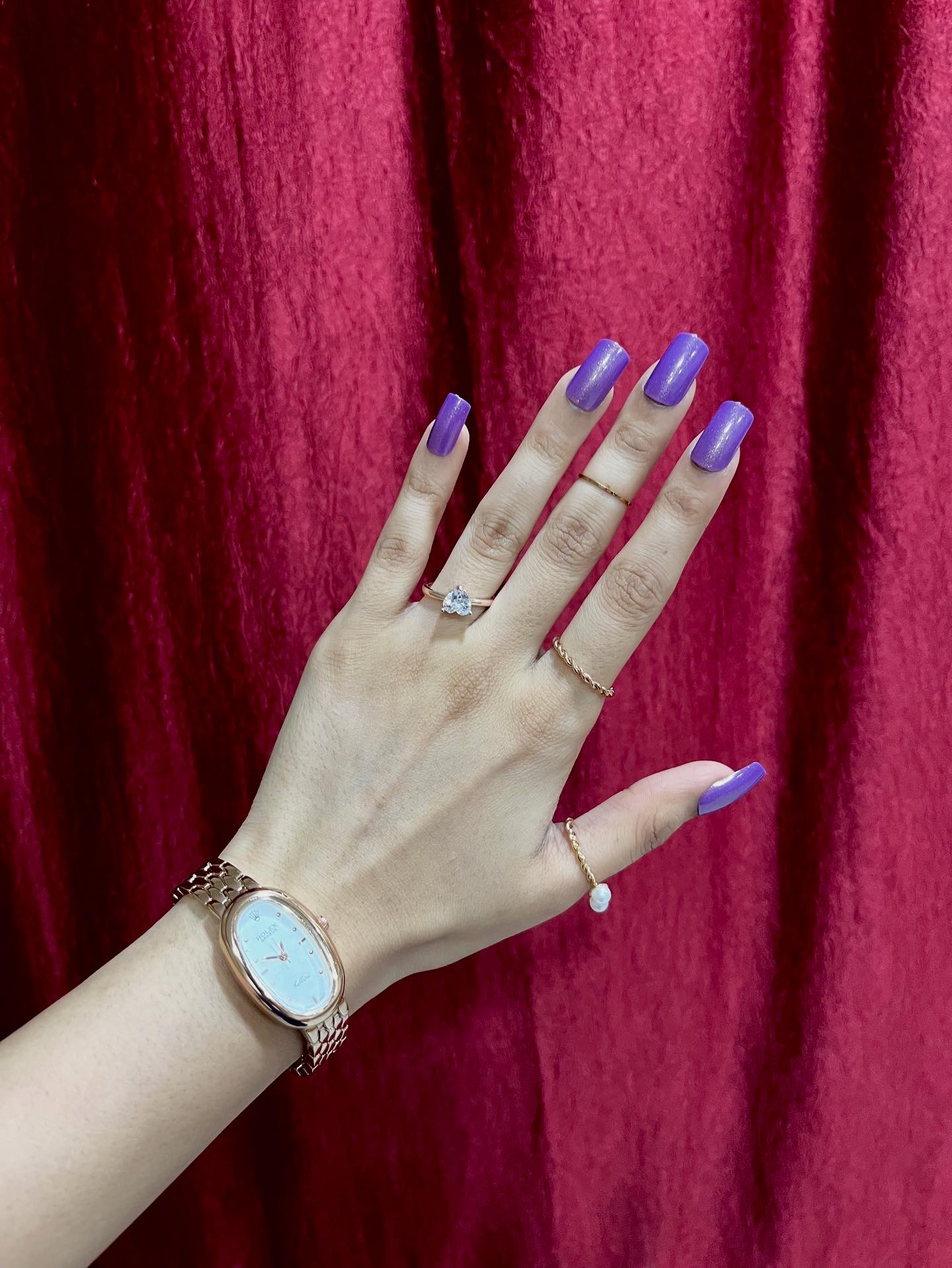 Classic Diamond Heart Ring