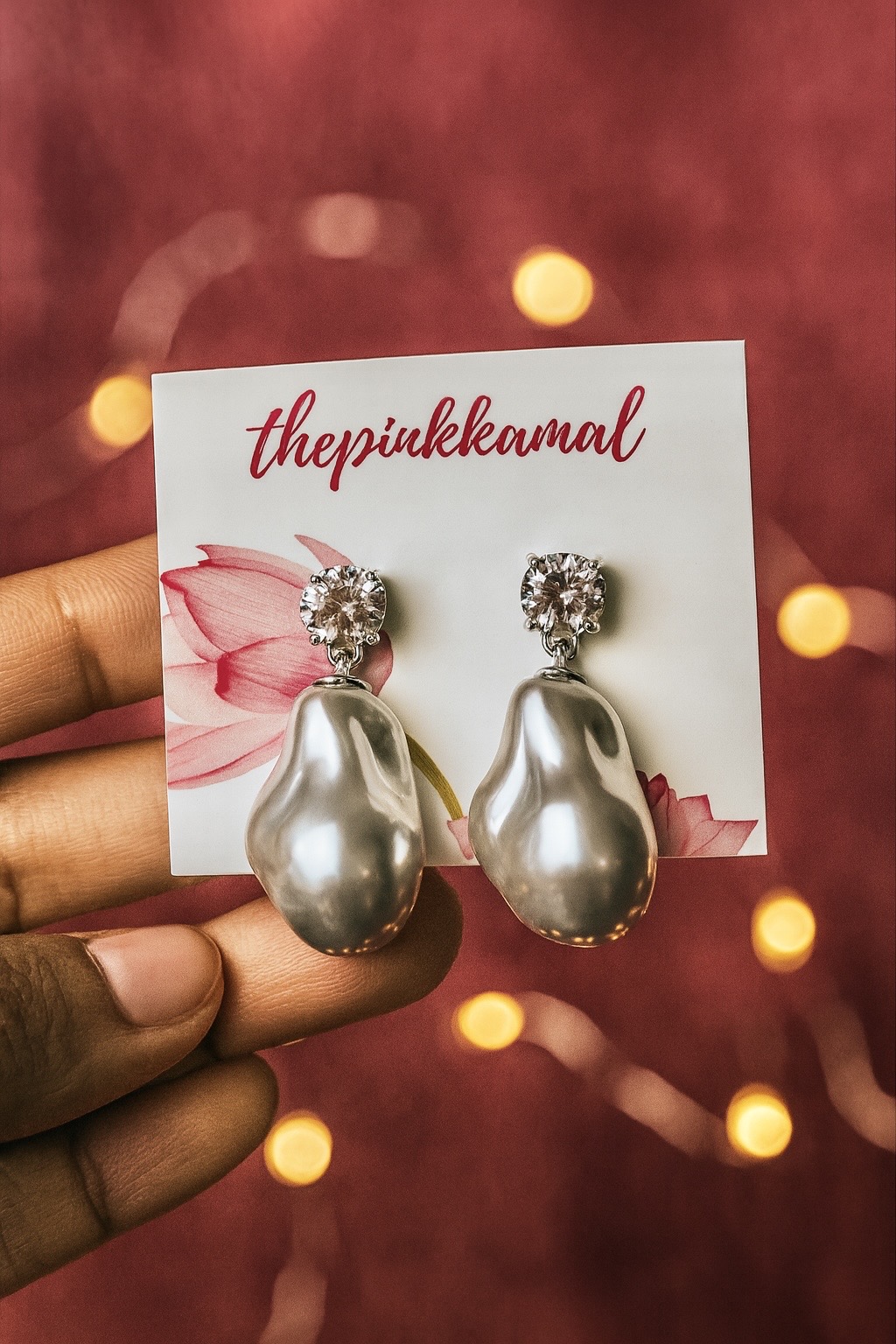 Elegant Baroque Pearl Earrings