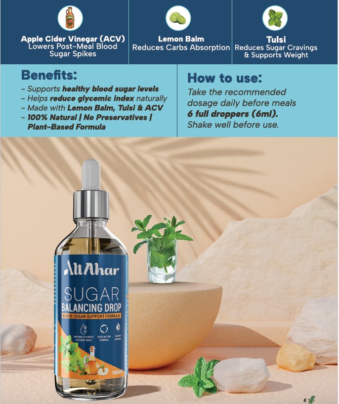 Sugar Balancing Drops - Balance. Nourish. Thrive