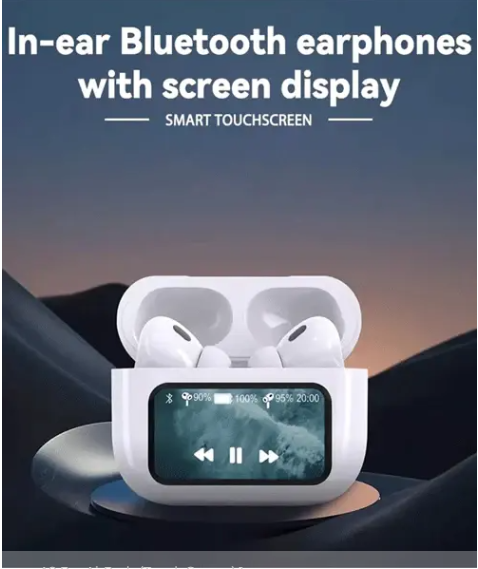 AIRPODS A9 PRO ANC ENC BLUETOOTH TOUCH SCREEN AIRBUDS