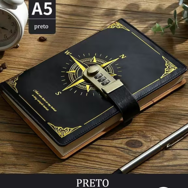 Diário com Fechadura de Senha do Tik tok