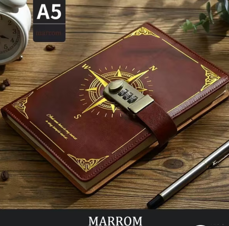 Diário com Fechadura de Senha do Tik tok