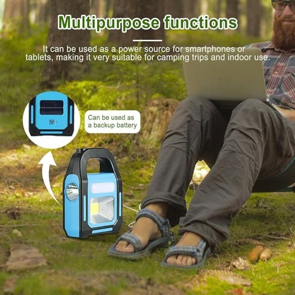 solar lights and power bank