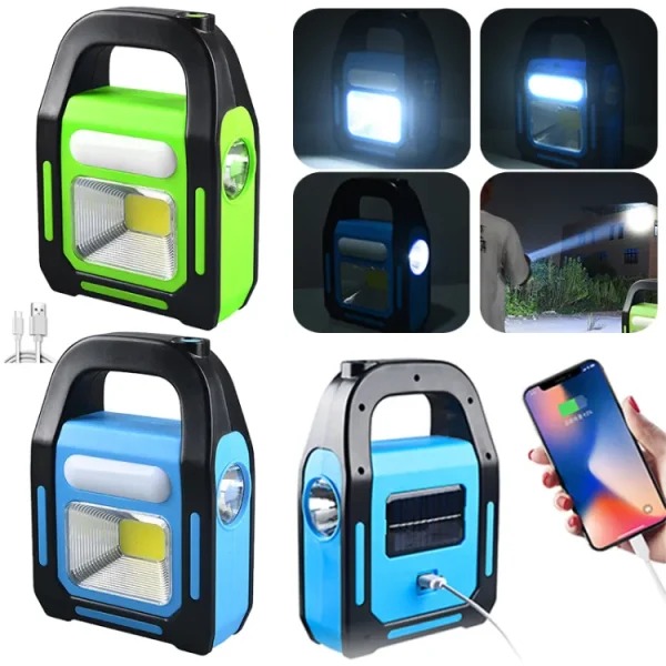 solar lights and power bank