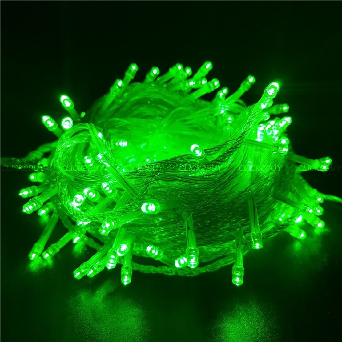 Green LED String Lights