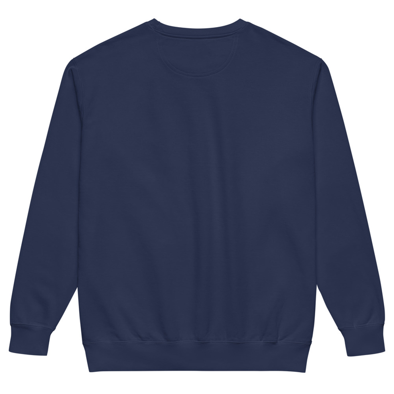 Unisex garment-dyed sweatshirt
