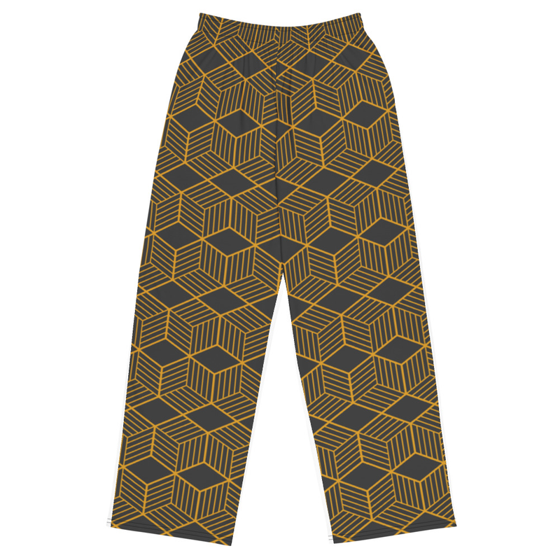 All-over print unisex wide-leg pants