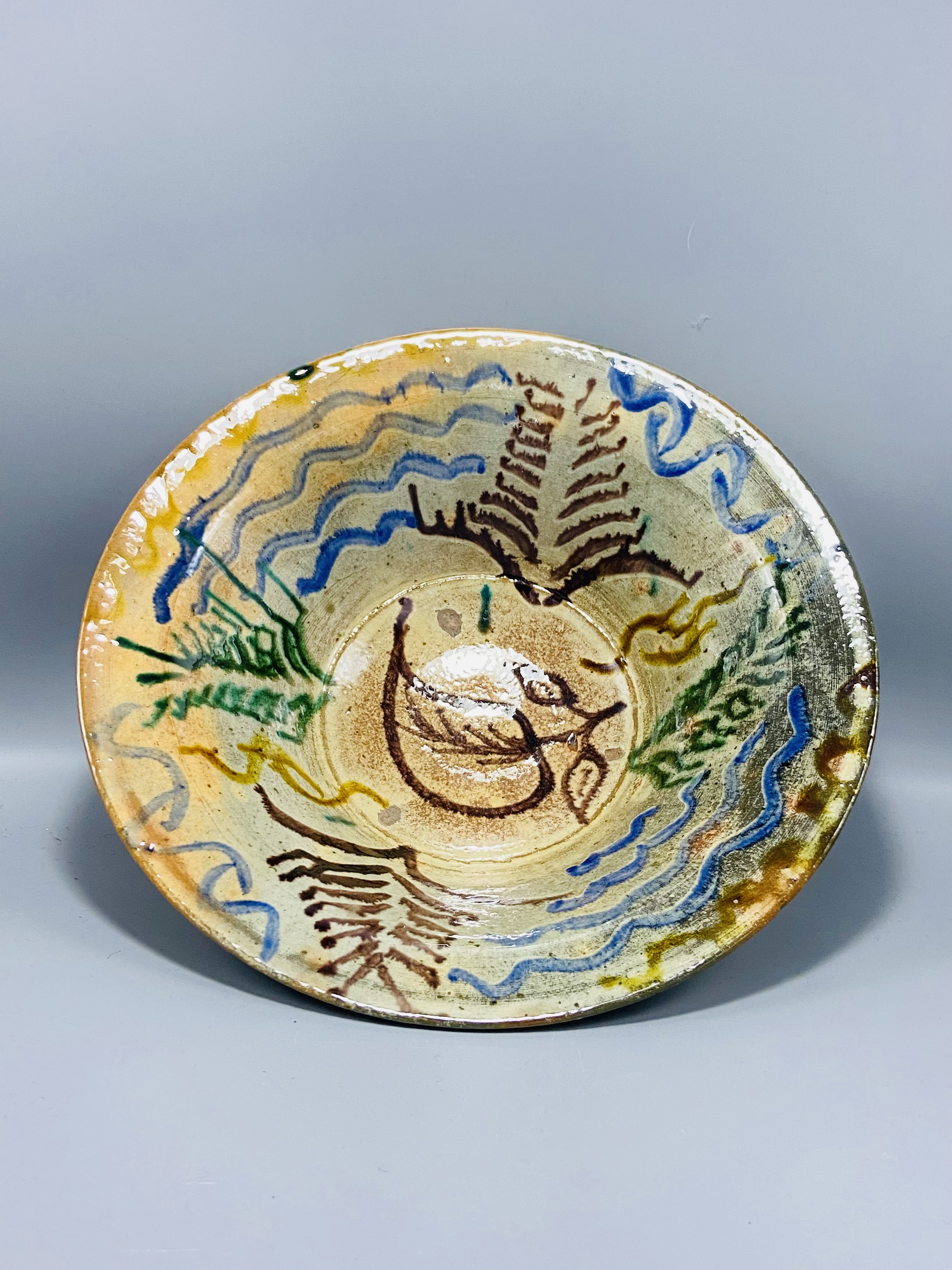 Hand-Painted Ceramic Bowl