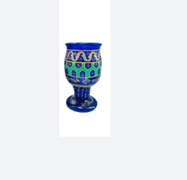 Hand-painted Moroccan Goblet