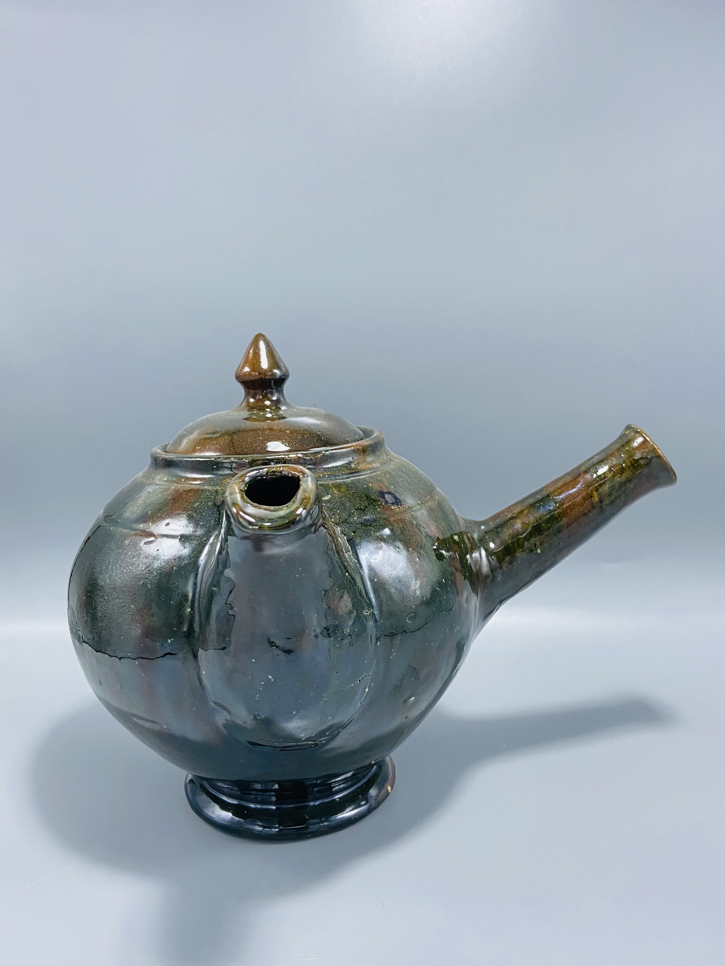 Handcrafted Ceramic Teapot With two glasses