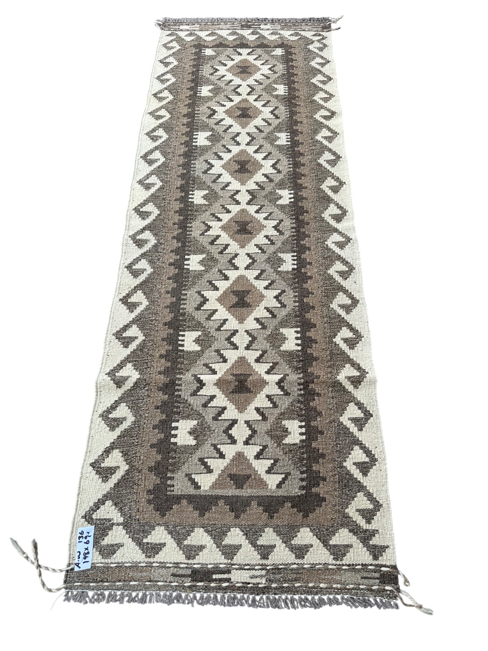 Handwoven Geometric Runner Rug