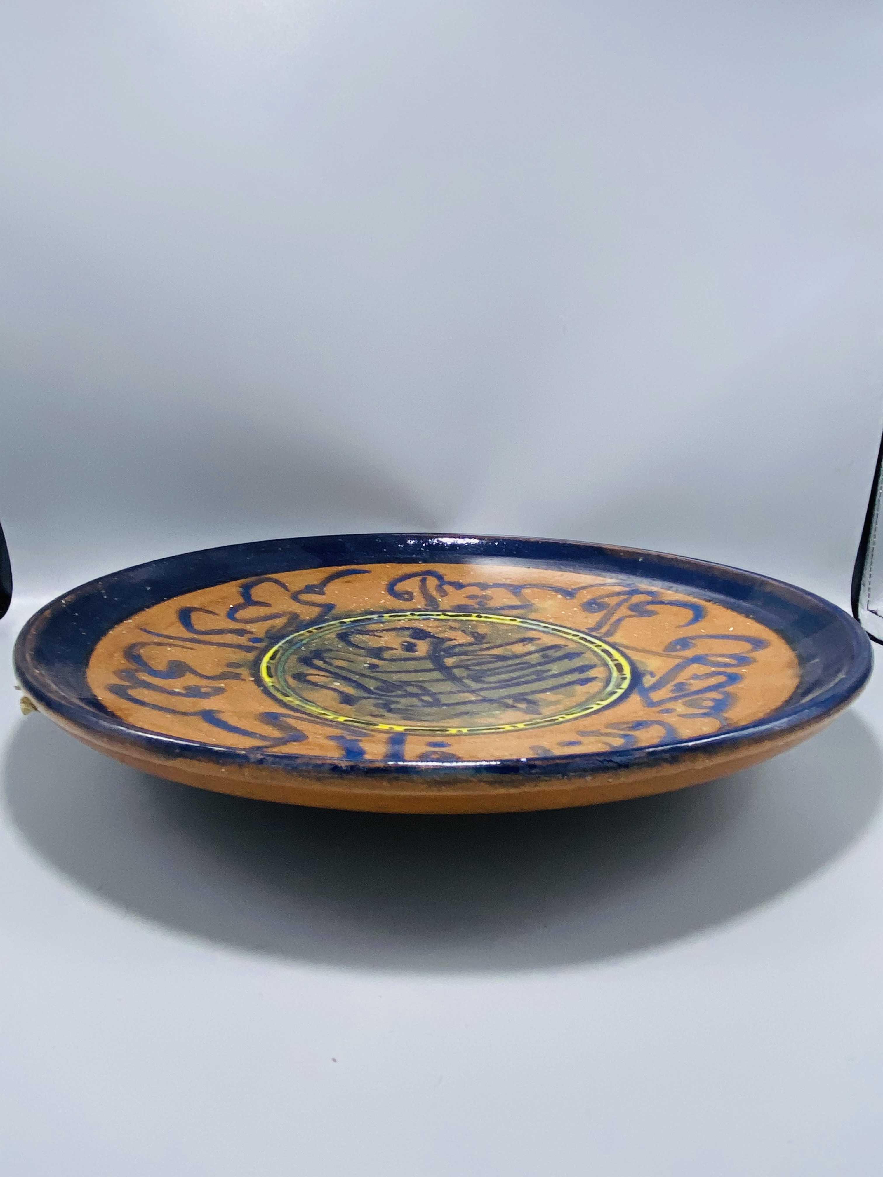 Handcrafted Ceramic Calligraphy Plate