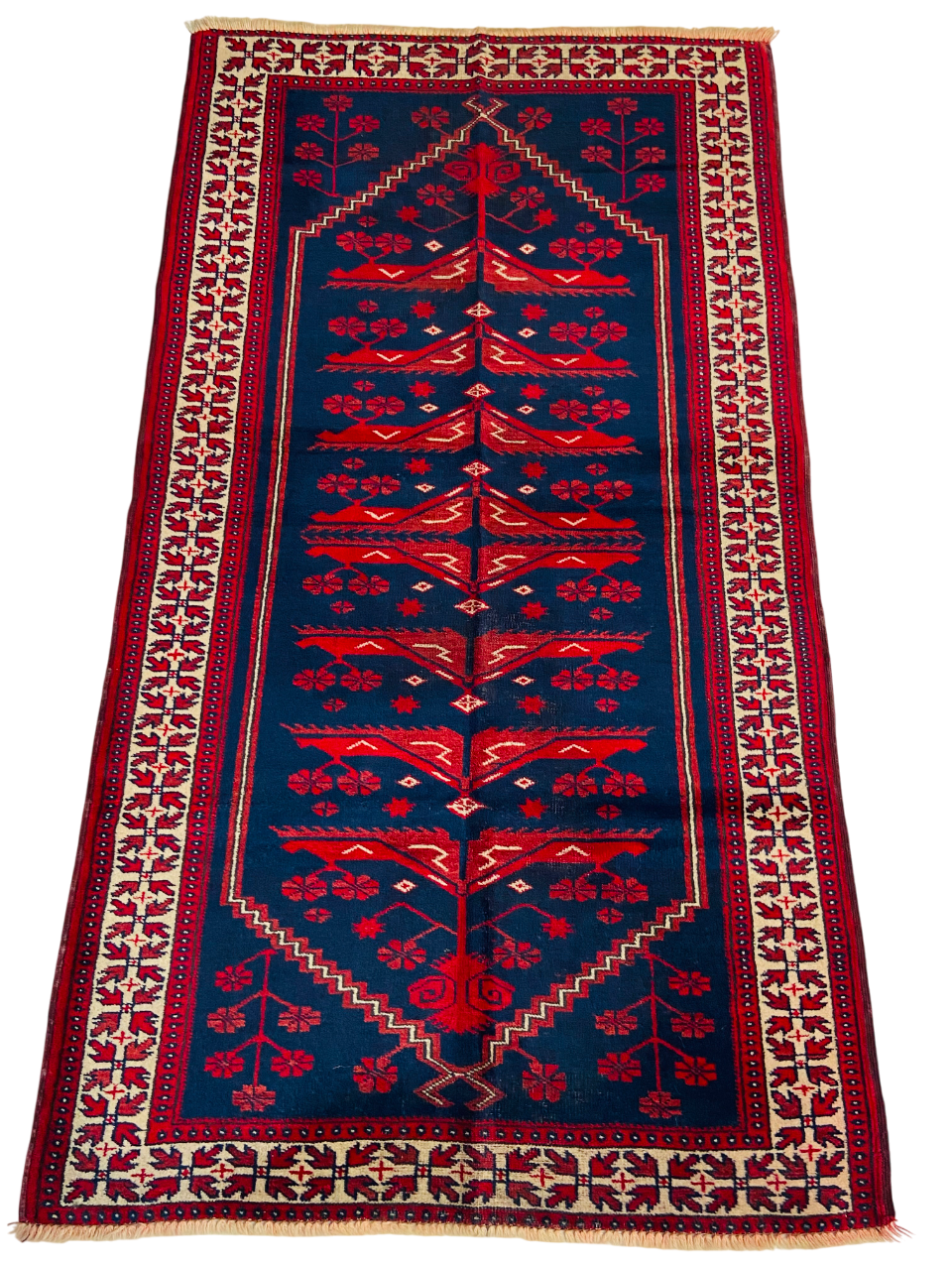 Handmade antique Baluch Rug made in Afghanistan old more than 50 yrs