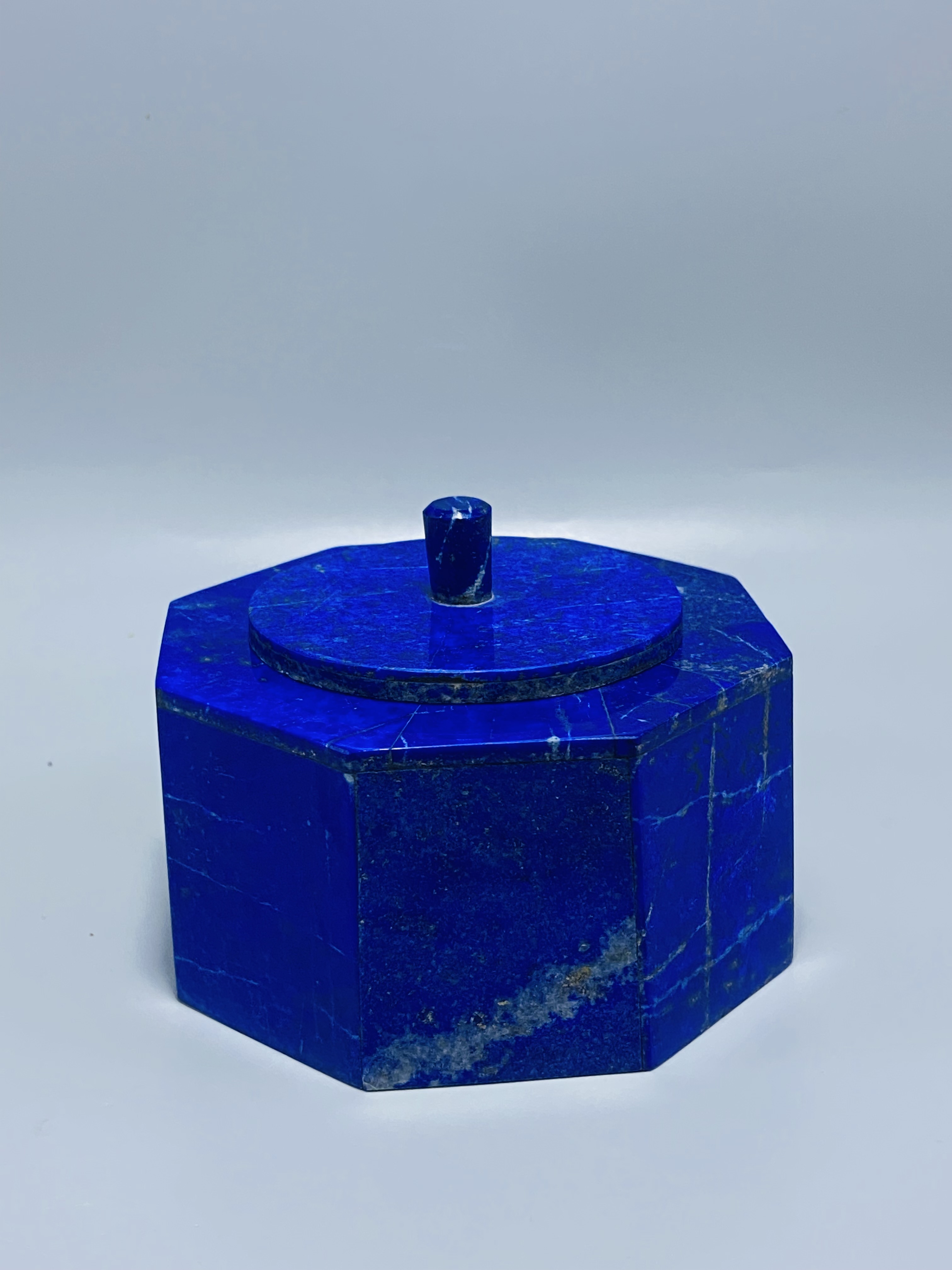 Lapis Lazuli Hexagonal Box