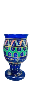 Hand-painted Moroccan Goblet