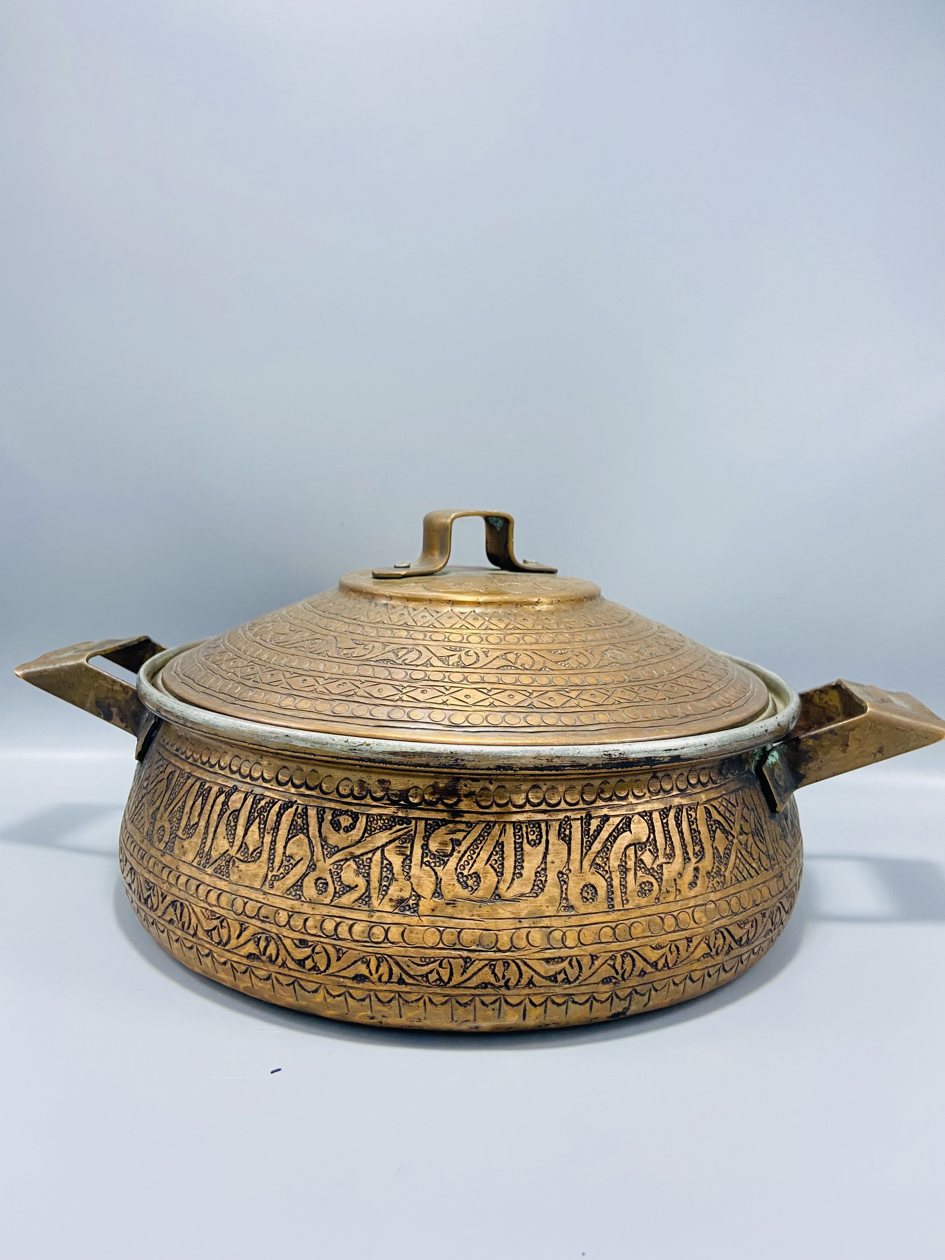 Antique Brass Cooking Pot