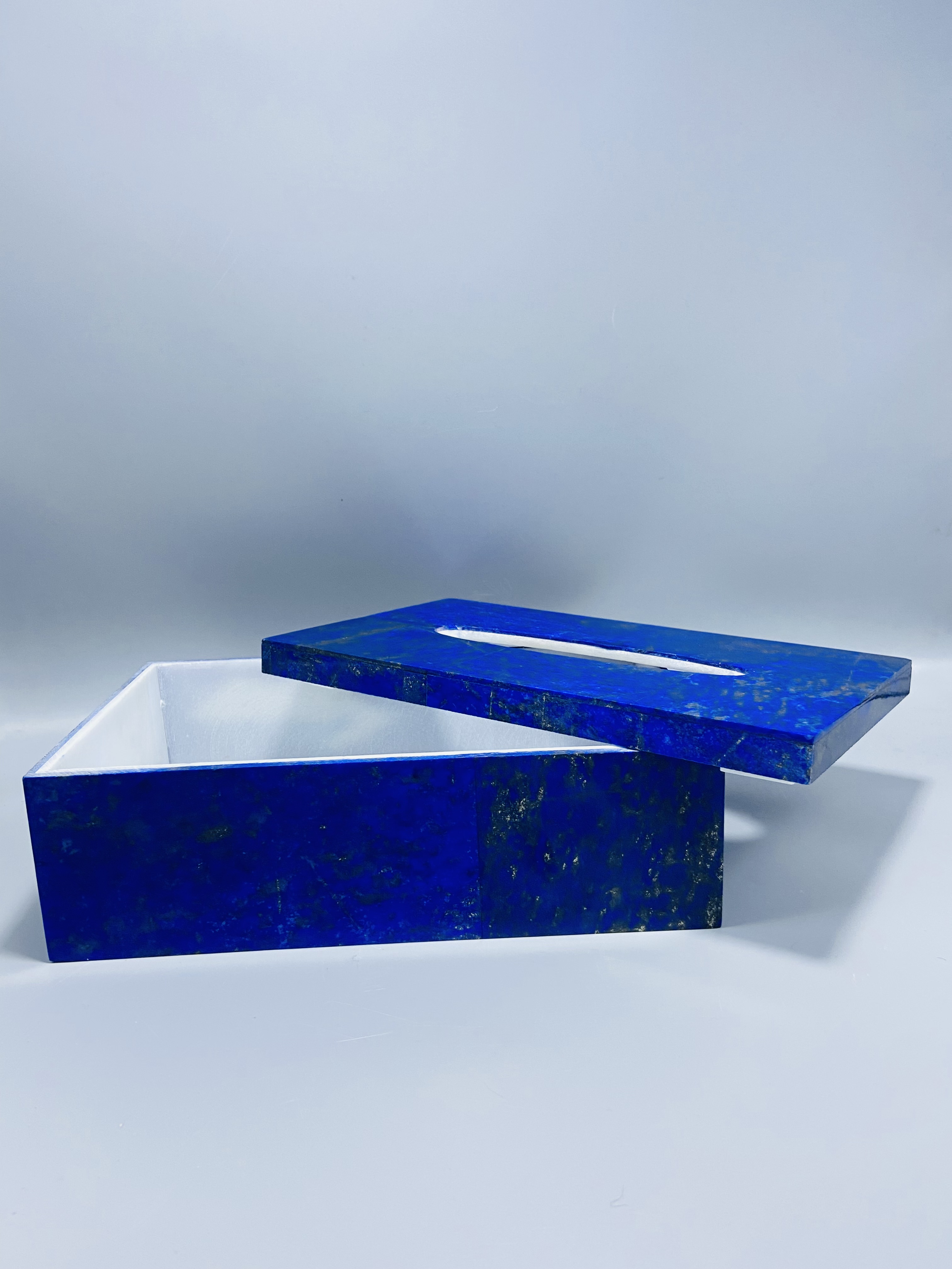 Blue Decorative Tissue Box