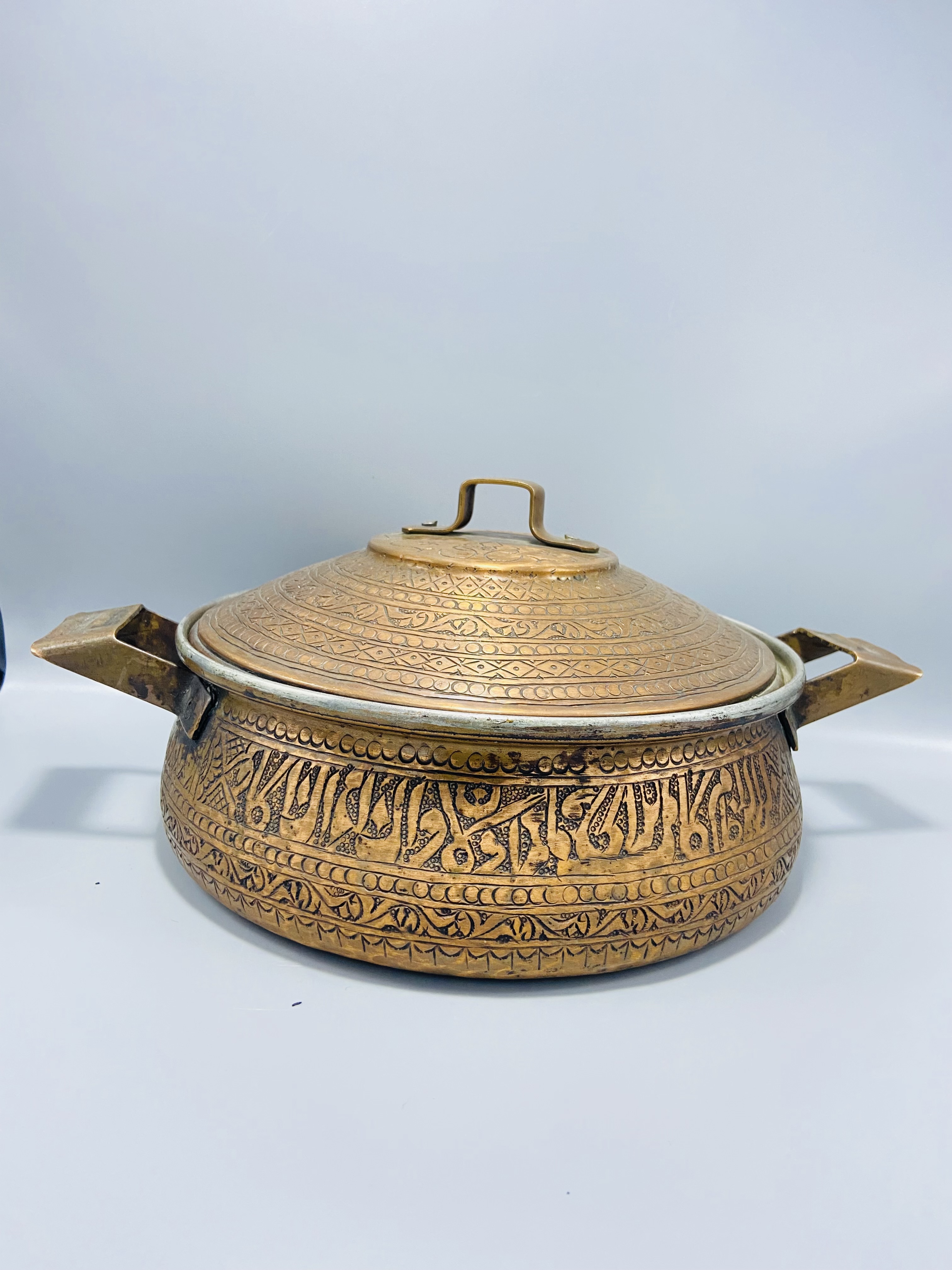 Antique Brass Cooking Pot