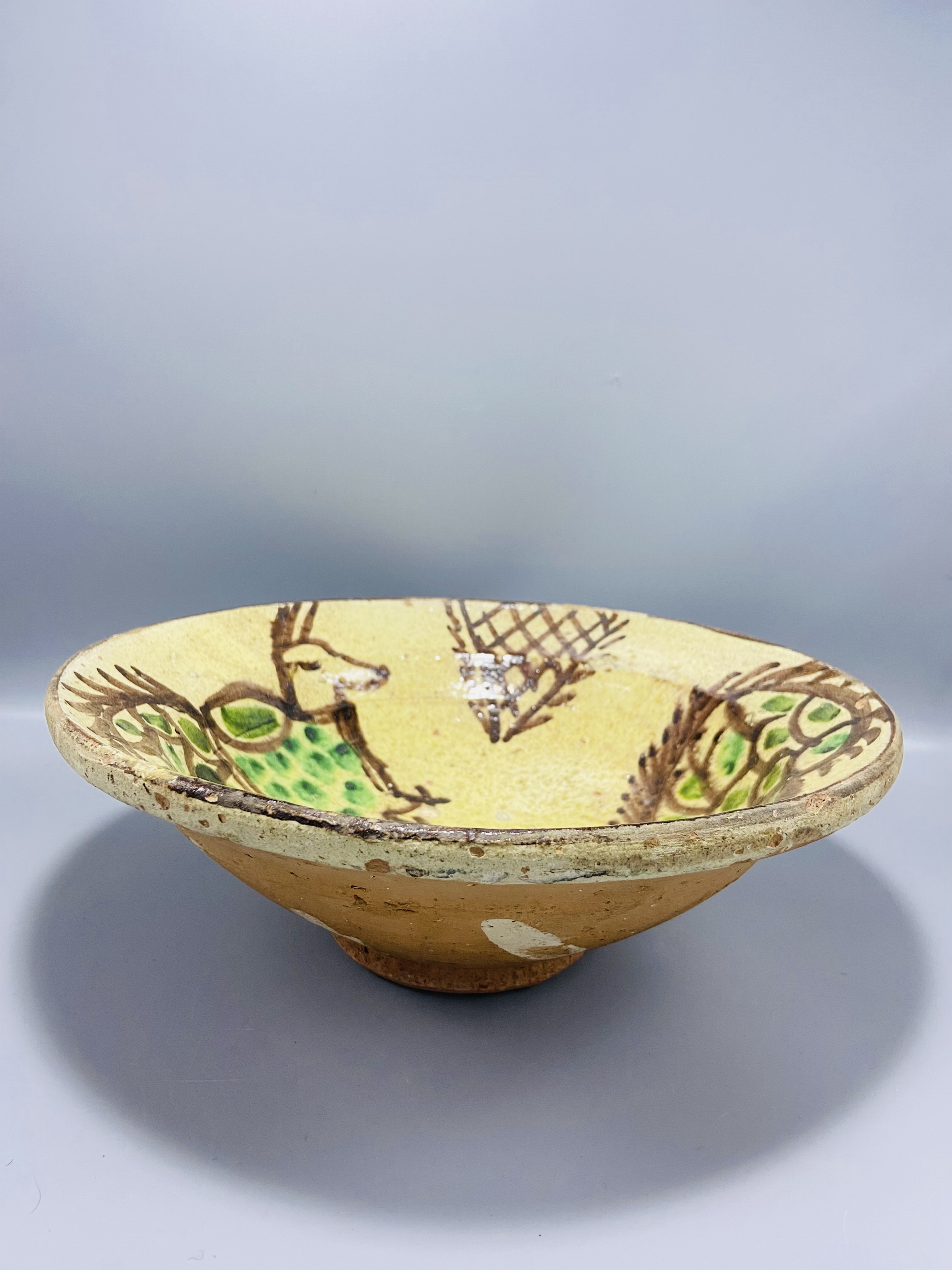 Hand-painted ceramic bowl