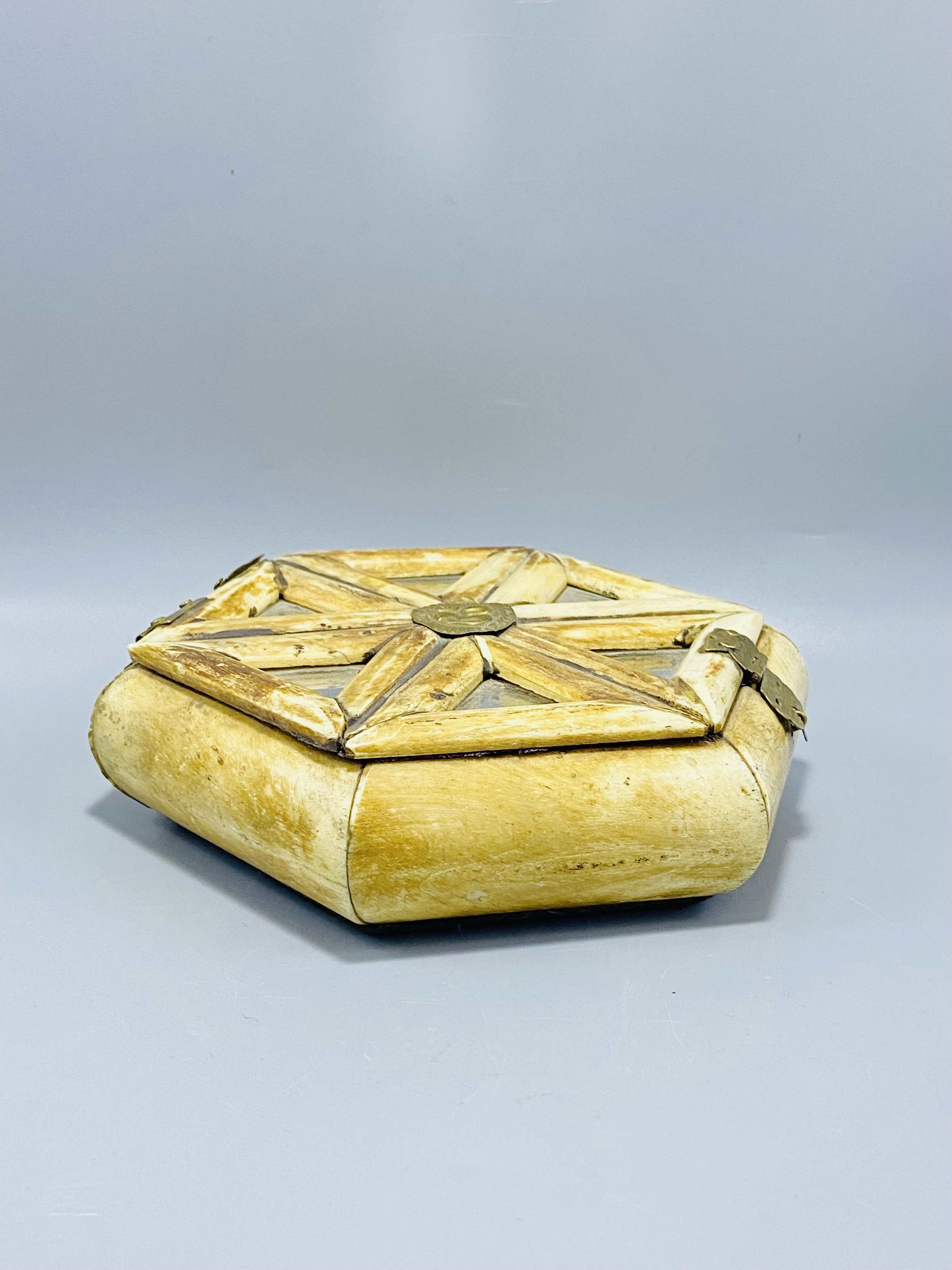 Hexagonal Vintage Jewelry Box